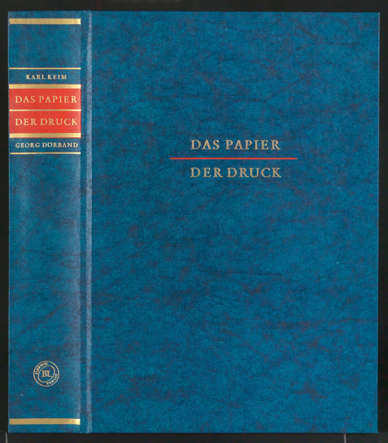 Einbanddecke für Das Papier - Der Druck — Blatt 1