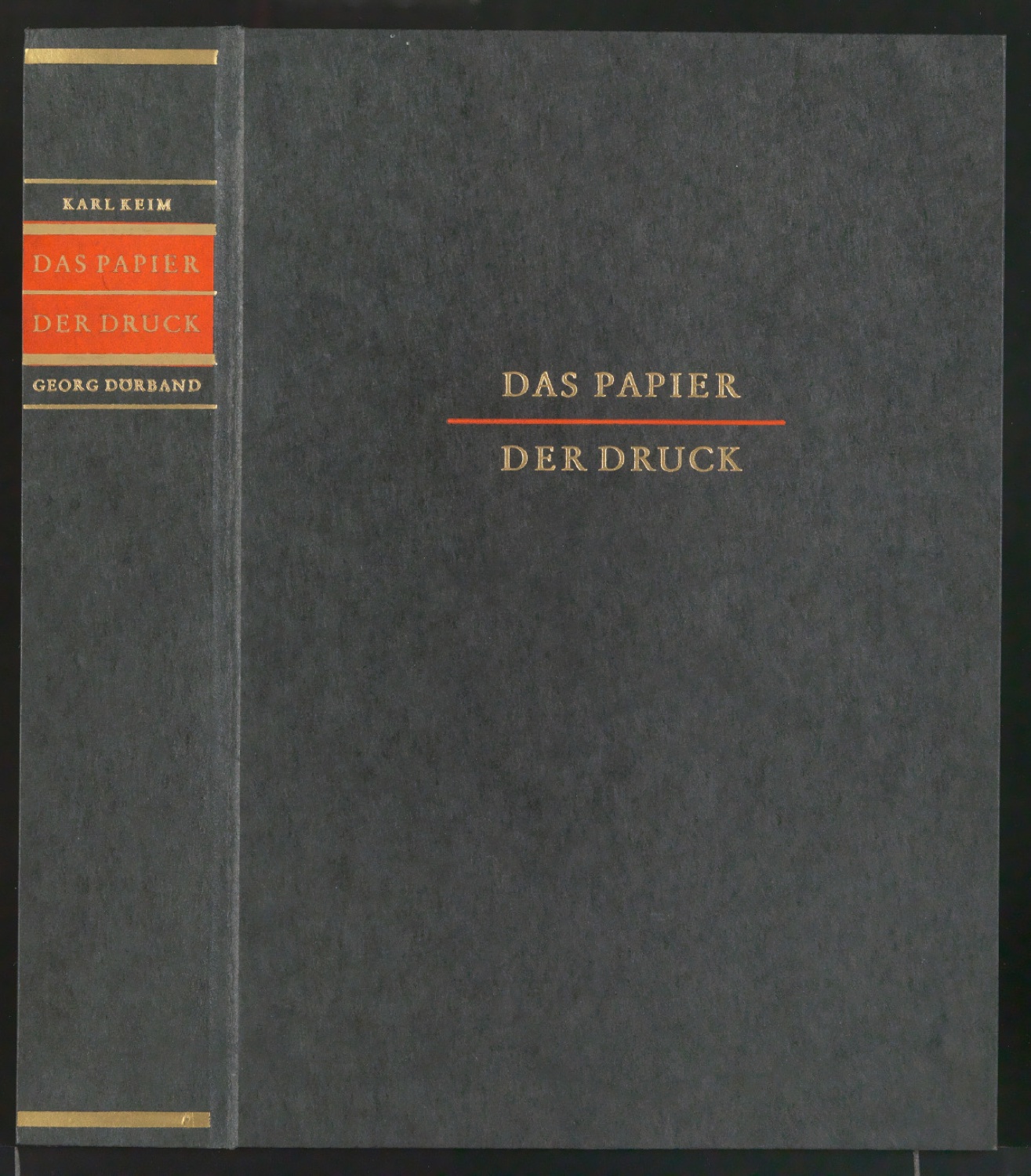 Einbanddecke für Das Papier - Der Druck — Blatt 1