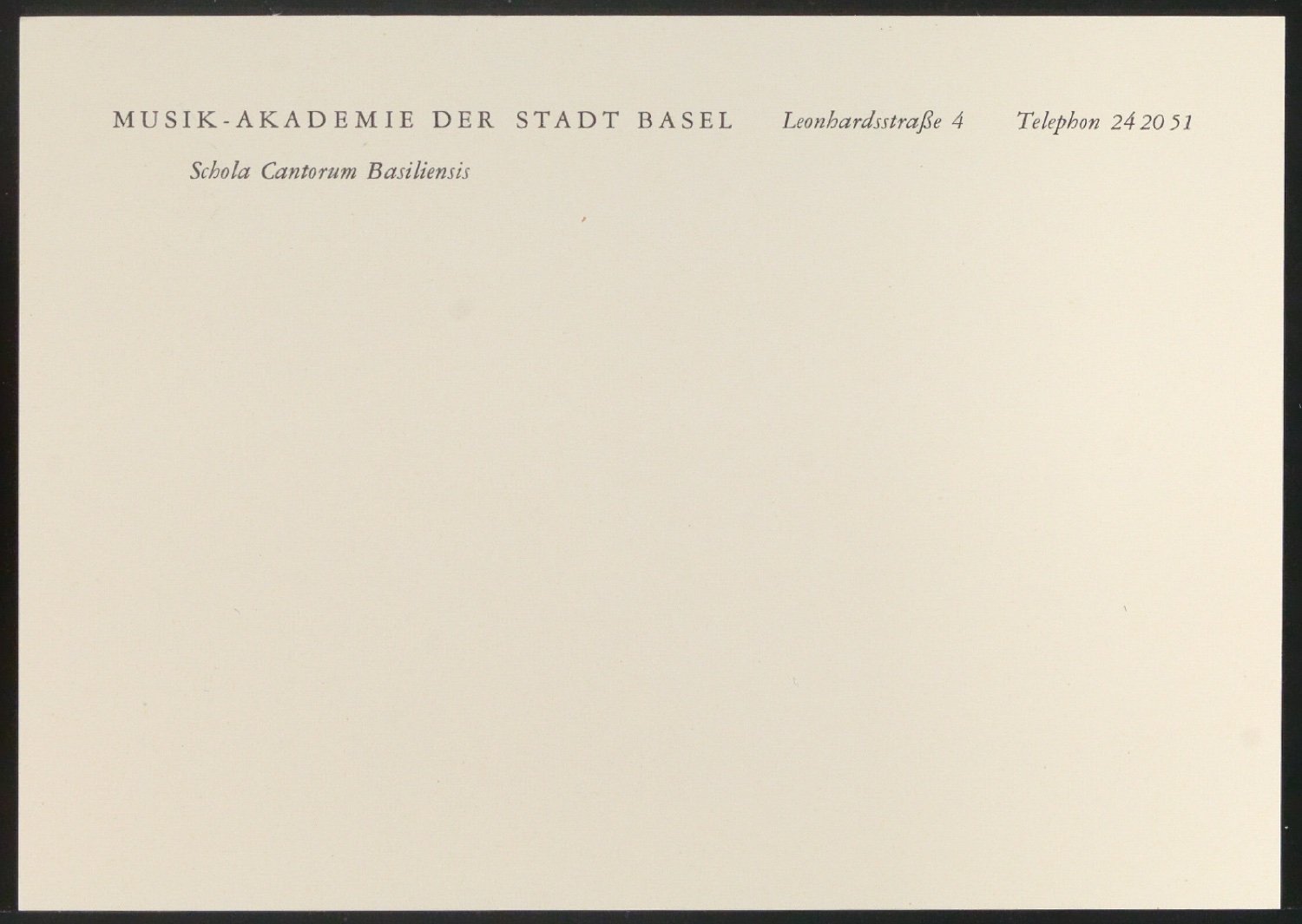 Belegexemplare vom Corporate Design für Musik-Akademie Basel — Blatt 25