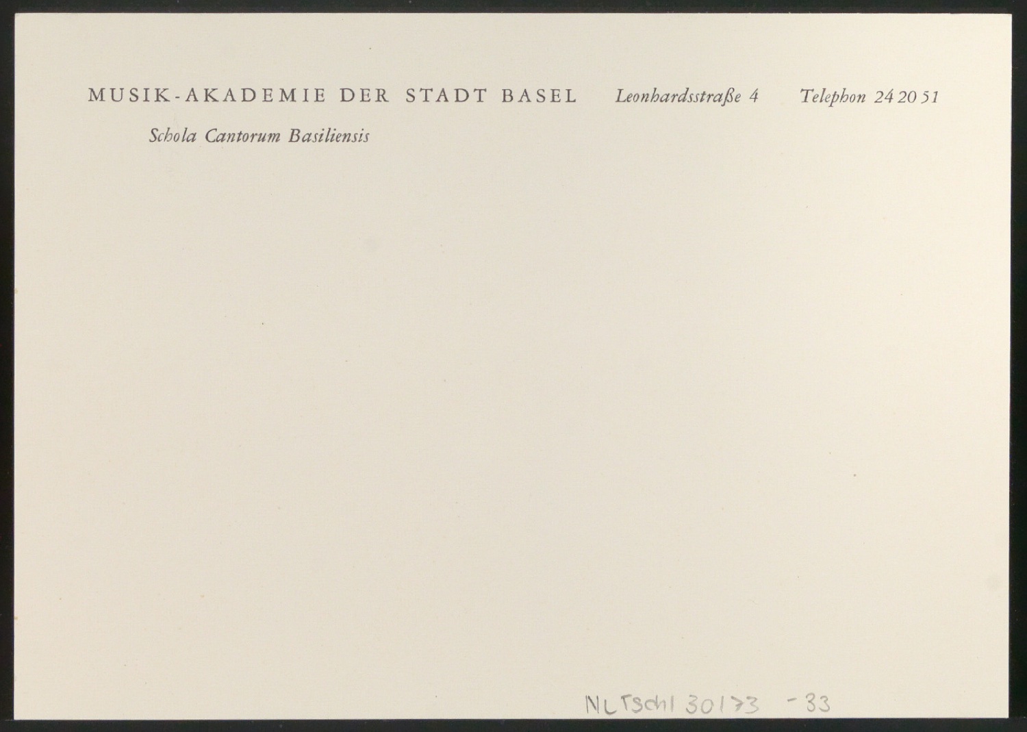 Belegexemplare vom Corporate Design für Musik-Akademie Basel — Blatt 28