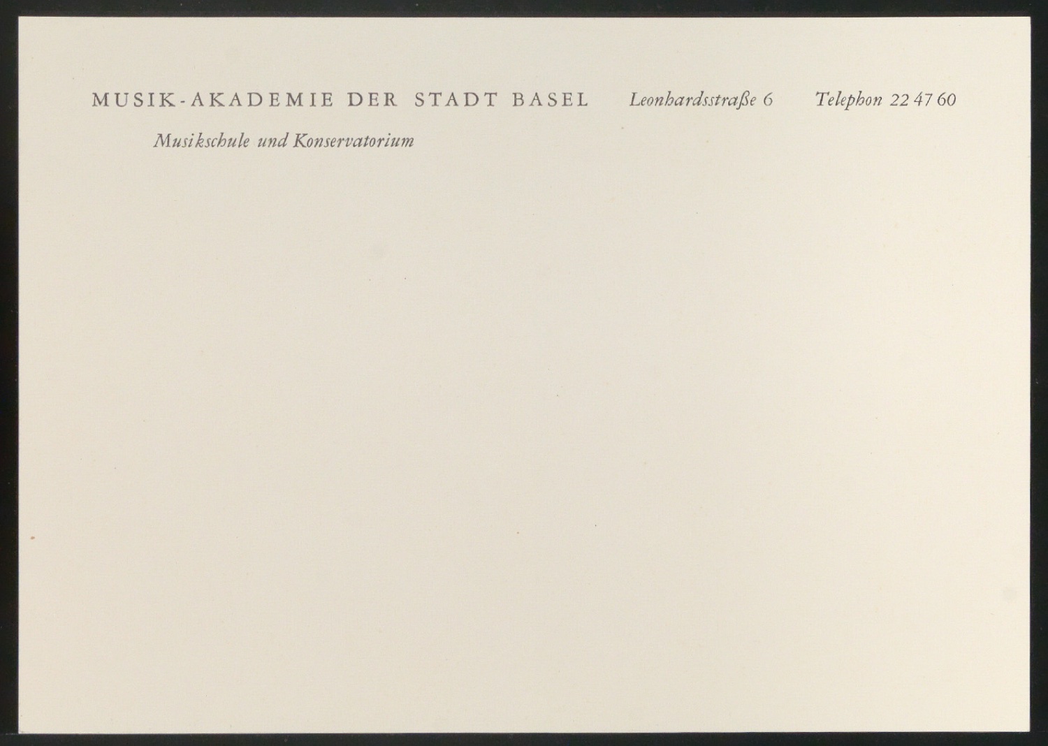 Belegexemplare vom Corporate Design für Musik-Akademie Basel — Blatt 31