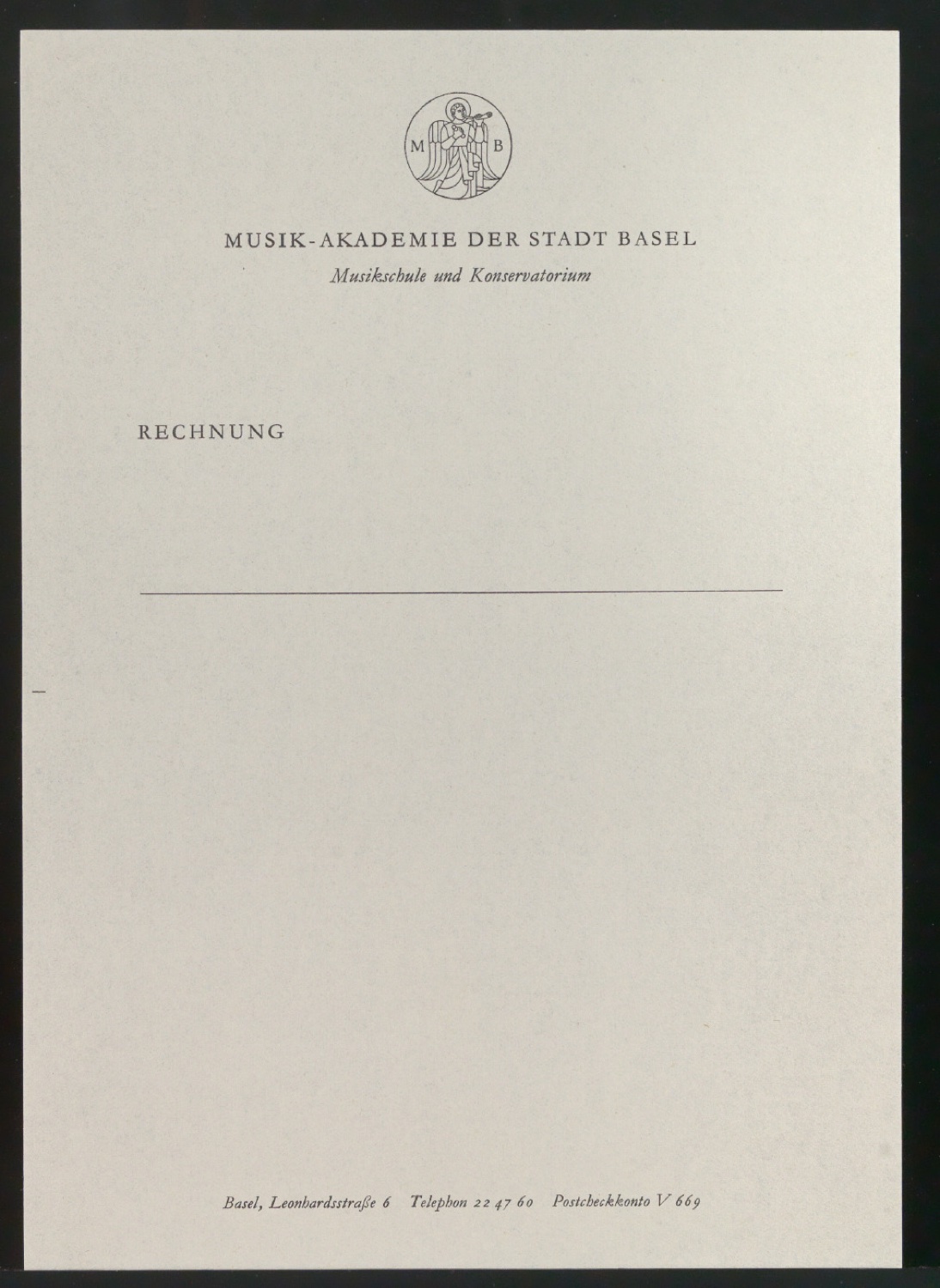 Belegexemplare vom Corporate Design für Musik-Akademie Basel — Blatt 37