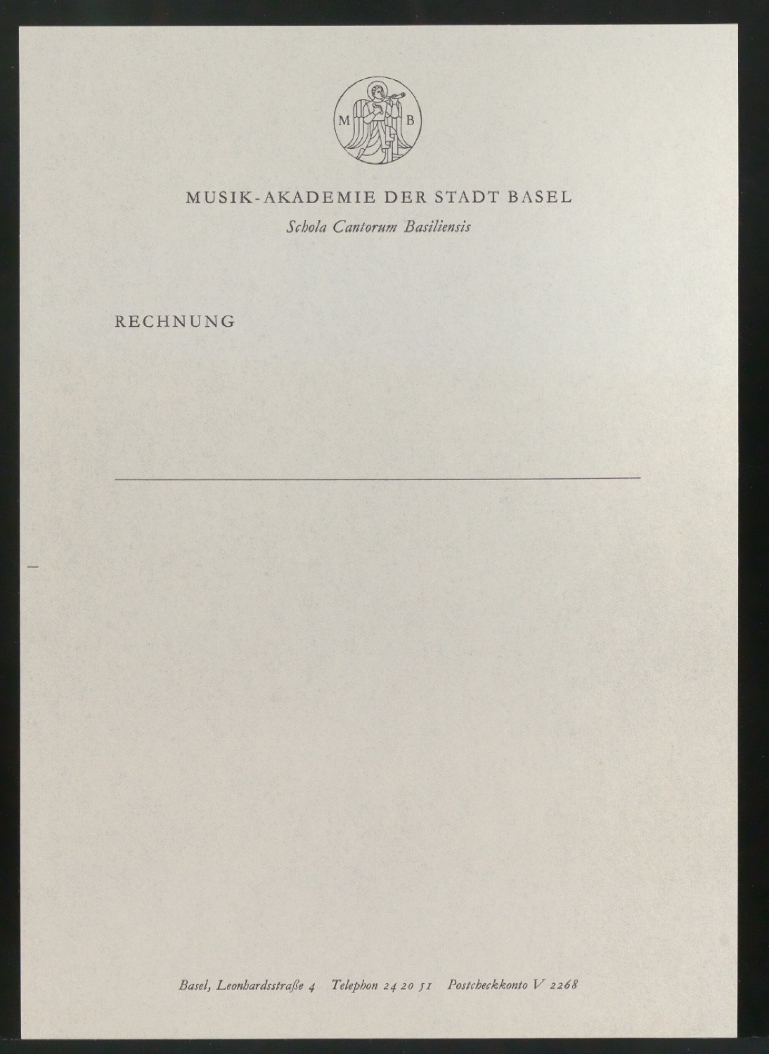 Belegexemplare vom Corporate Design für Musik-Akademie Basel — Blatt 39