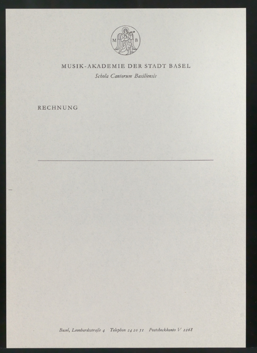 Belegexemplare vom Corporate Design für Musik-Akademie Basel — Blatt 43