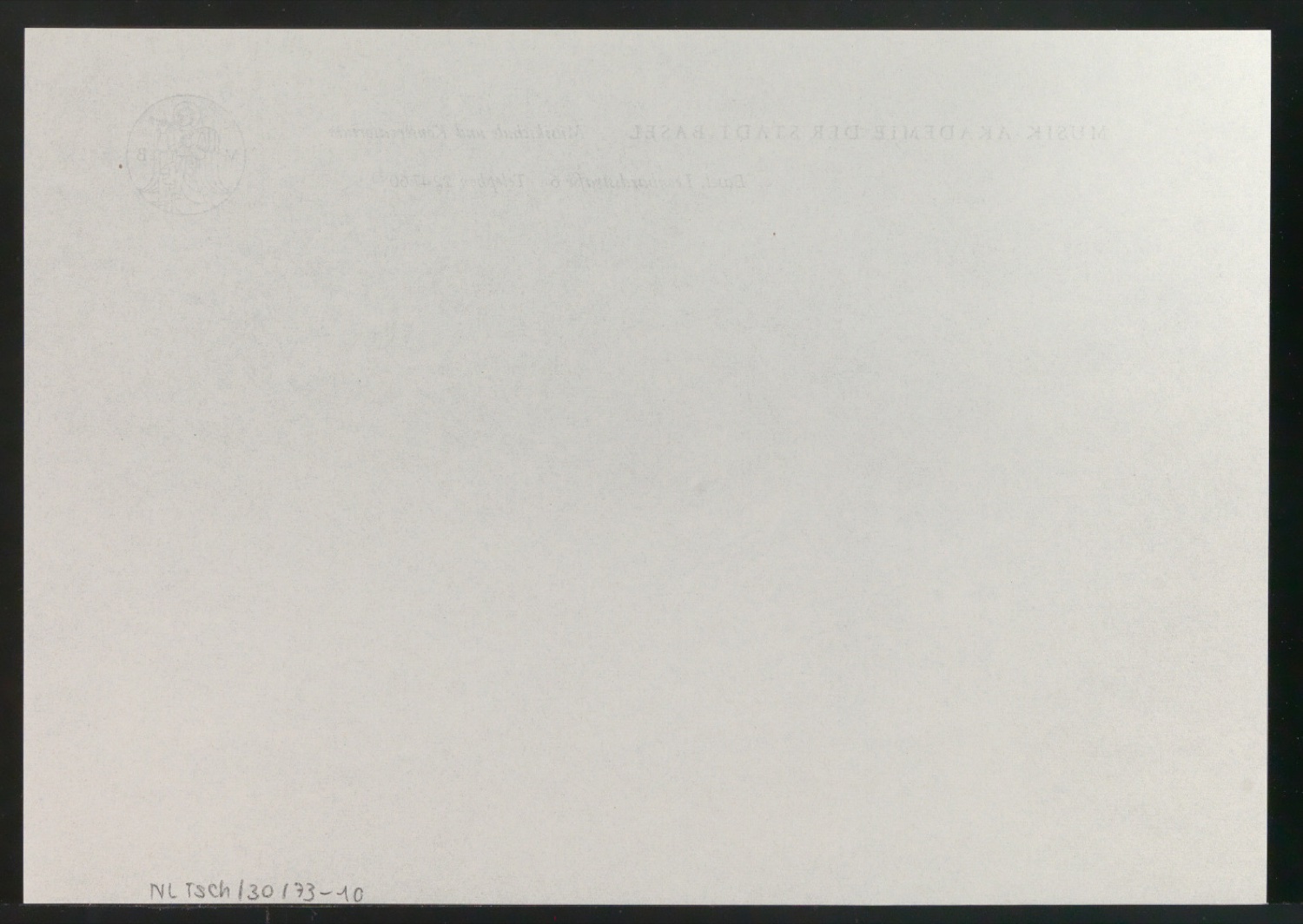 Belegexemplare vom Corporate Design für Musik-Akademie Basel — Blatt 46