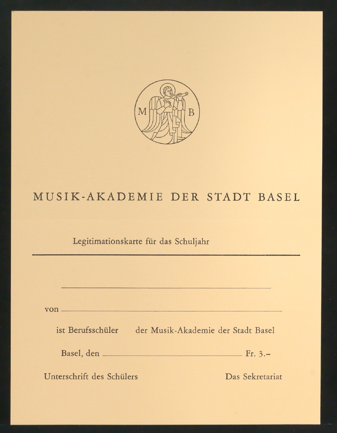 Belegexemplare vom Corporate Design für Musik-Akademie Basel — Blatt 53