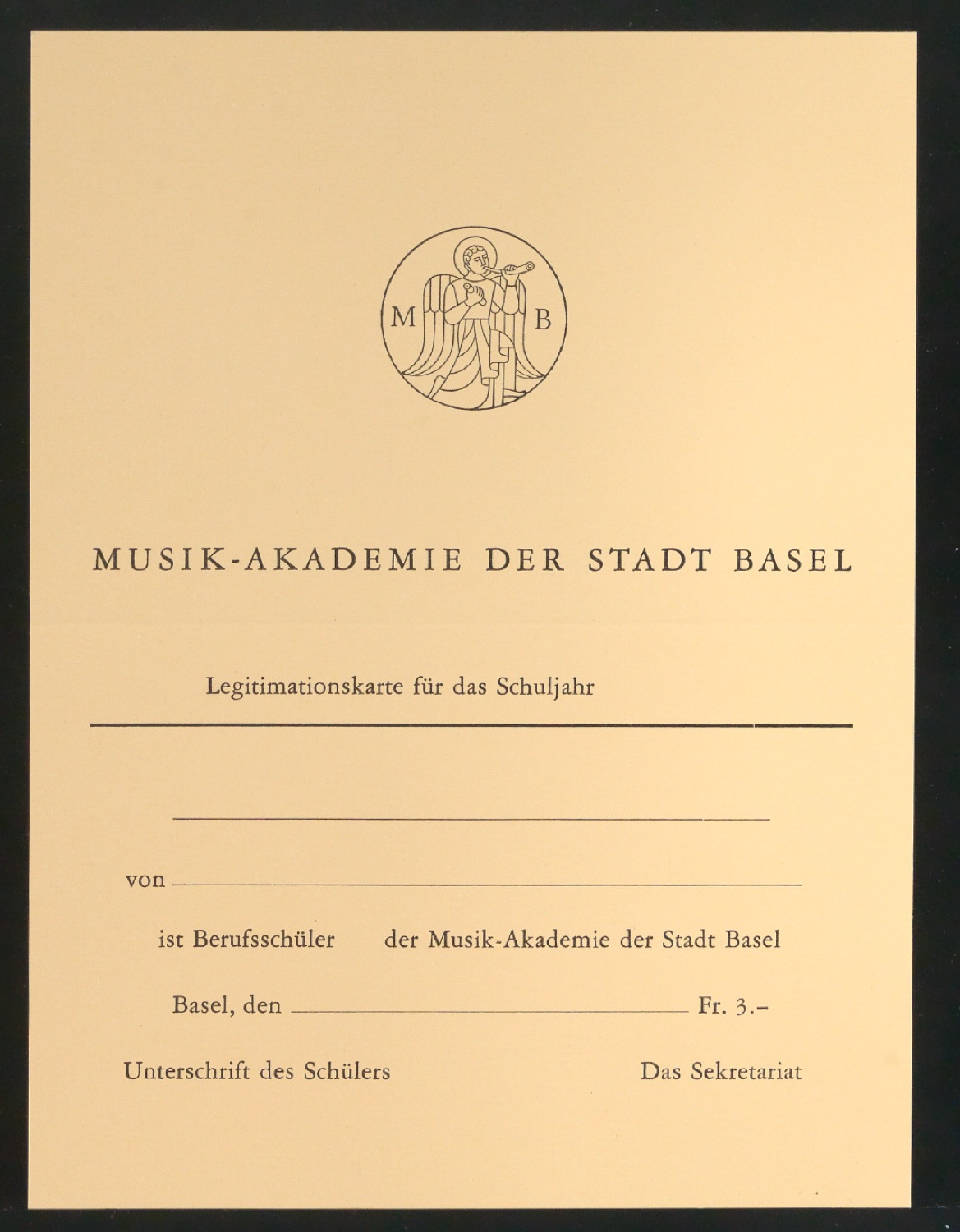 Belegexemplare vom Corporate Design für Musik-Akademie Basel — Blatt 55