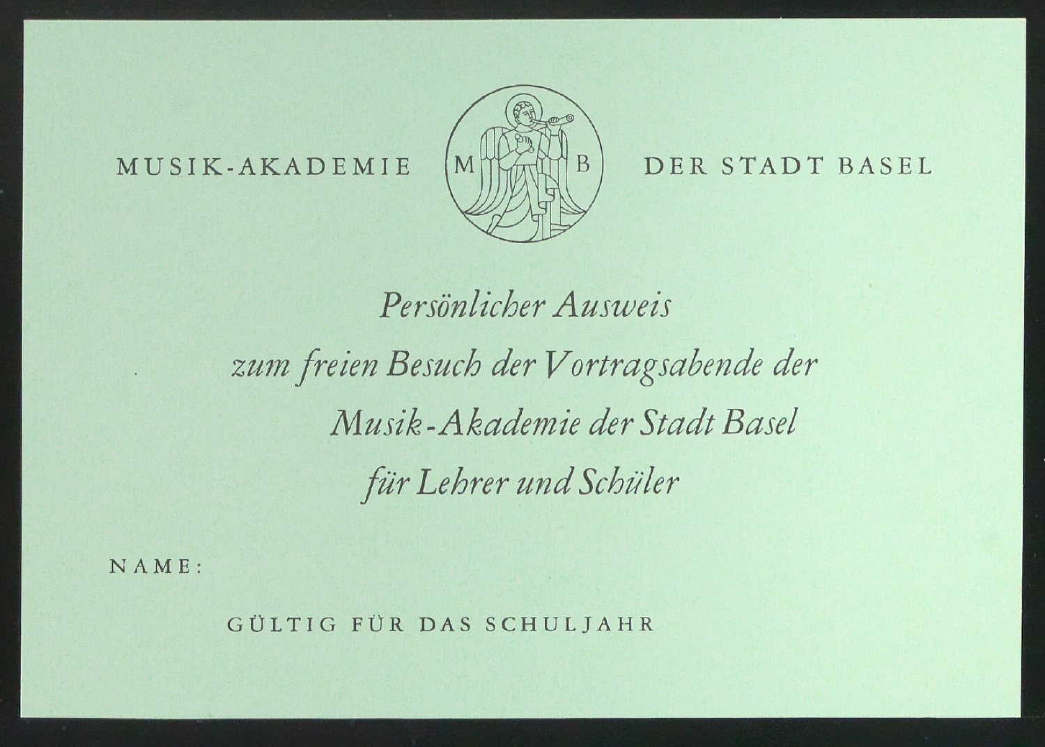 Belegexemplare vom Corporate Design für Musik-Akademie Basel — Blatt 57