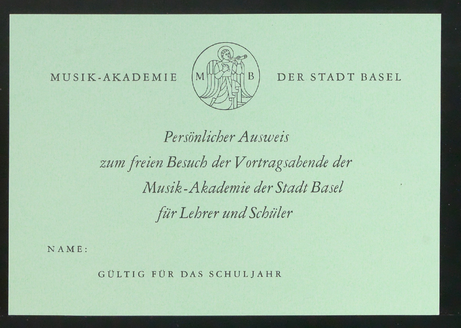 Belegexemplare vom Corporate Design für Musik-Akademie Basel — Blatt 59