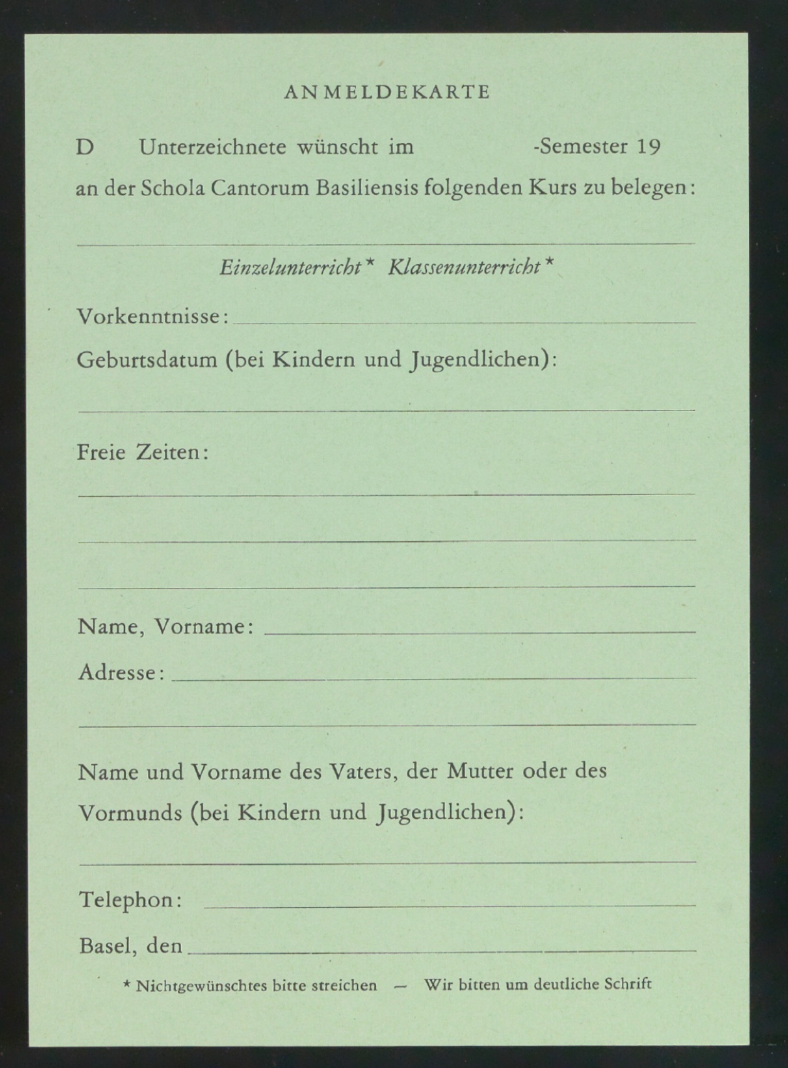 Belegexemplare vom Corporate Design für Musik-Akademie Basel — Blatt 5