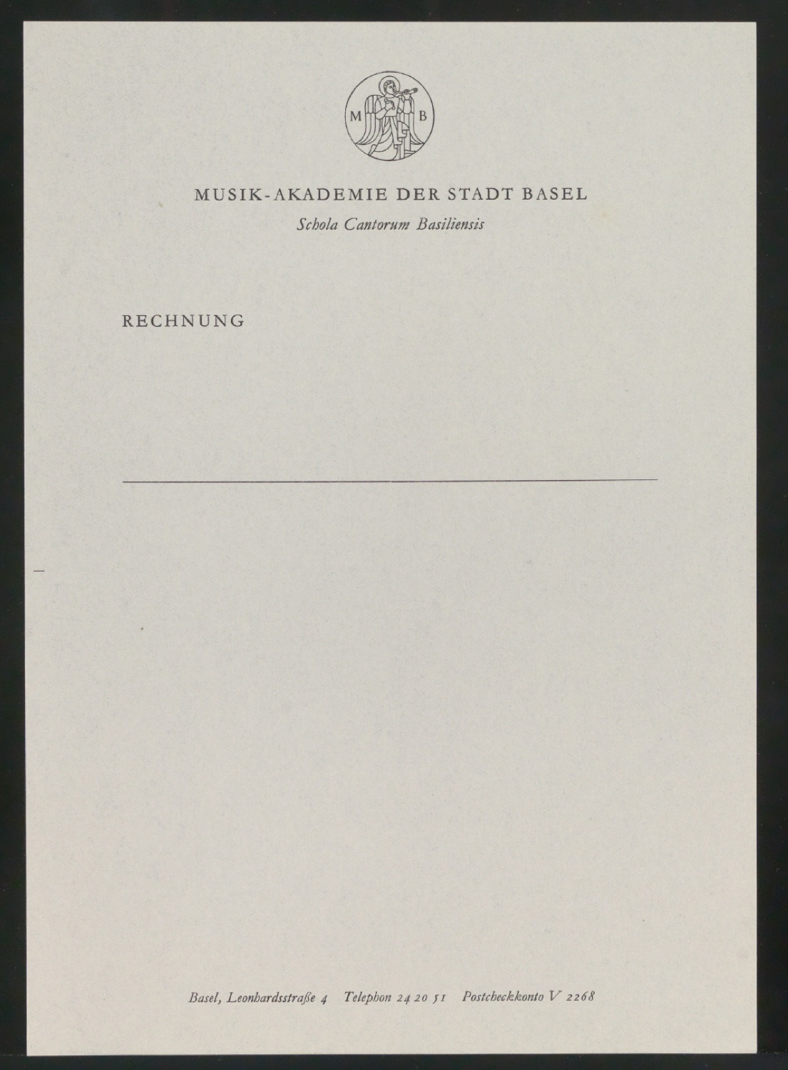Belegexemplare vom Corporate Design für Musik-Akademie Basel — Blatt 17