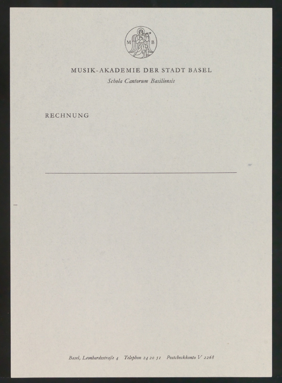 Belegexemplare vom Corporate Design für Musik-Akademie Basel — Blatt 19