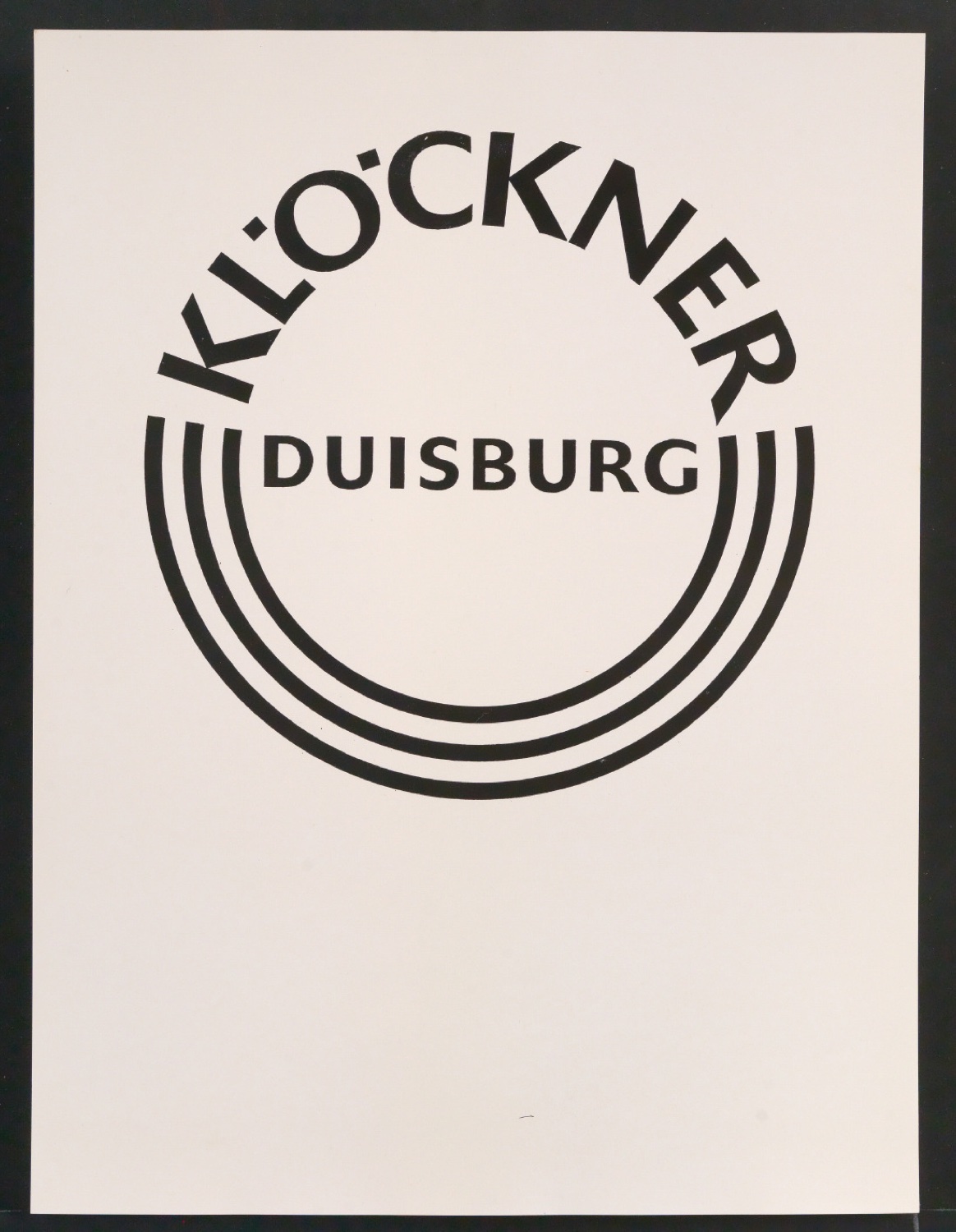 Fotokopien in unterschiedlicher Ausführung von Firmenzeichen für Klöckner & Co — Blatt 9