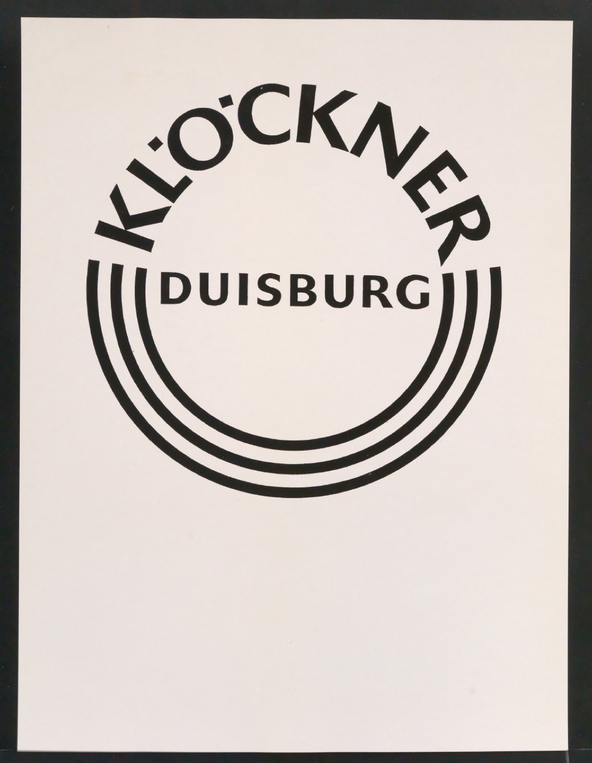 Fotokopien in unterschiedlicher Ausführung von Firmenzeichen für Klöckner & Co — Blatt 11