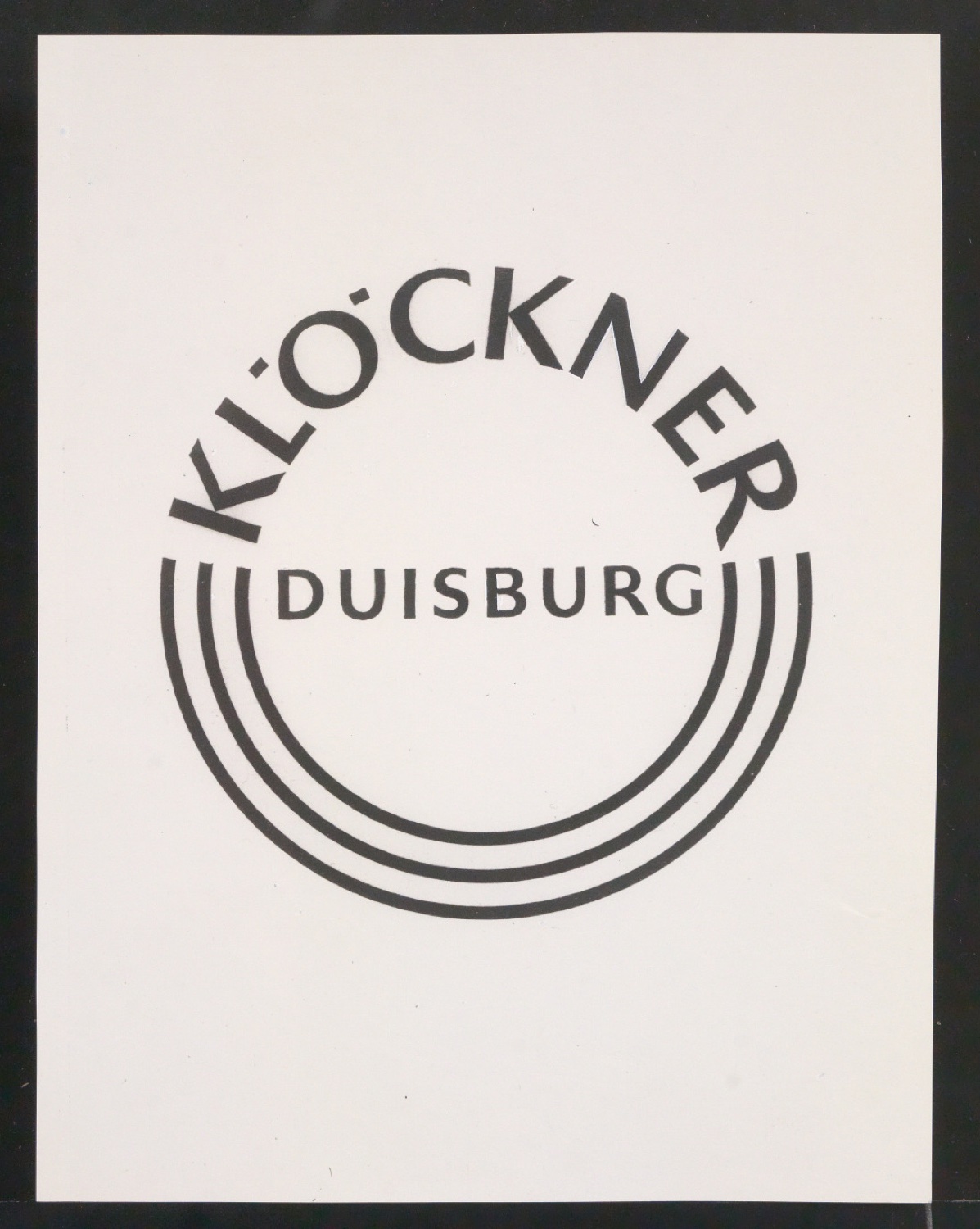 Fotokopien von Entwürfen von Firmenzeichen für Klöckner & Co — Blatt 3