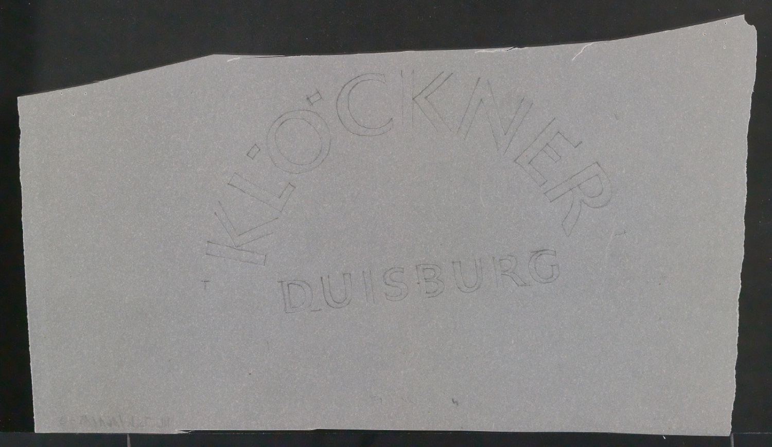 Entwürfe von Firmenzeichen für Klöckner & Co — Blatt 1