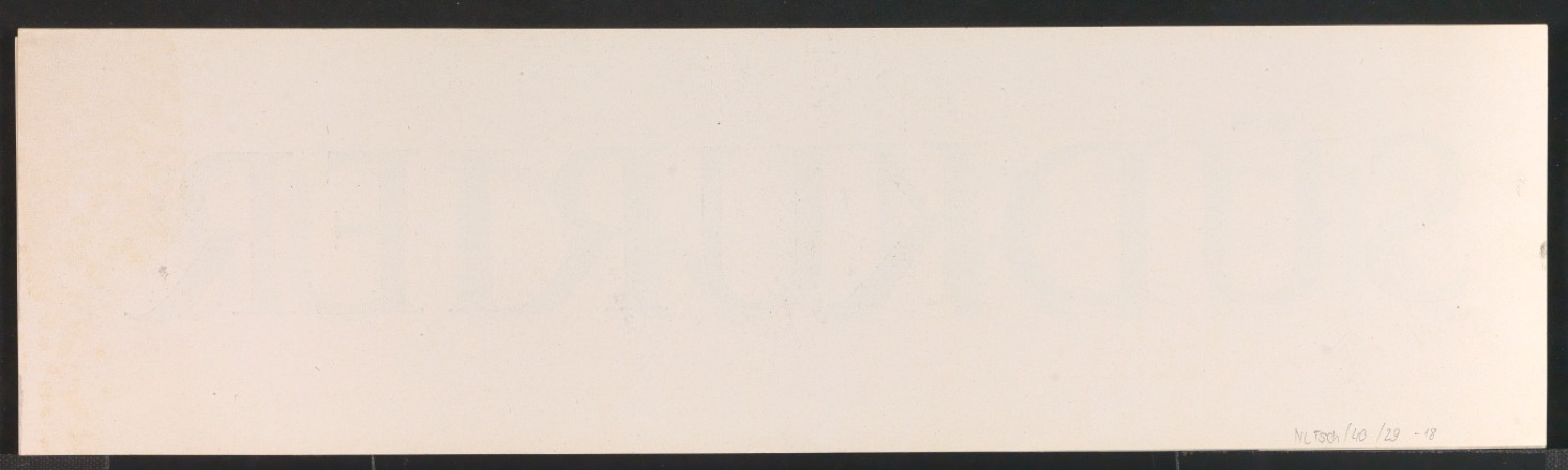 Probedrucke Zeitungskopf Südkurier — Blatt 4