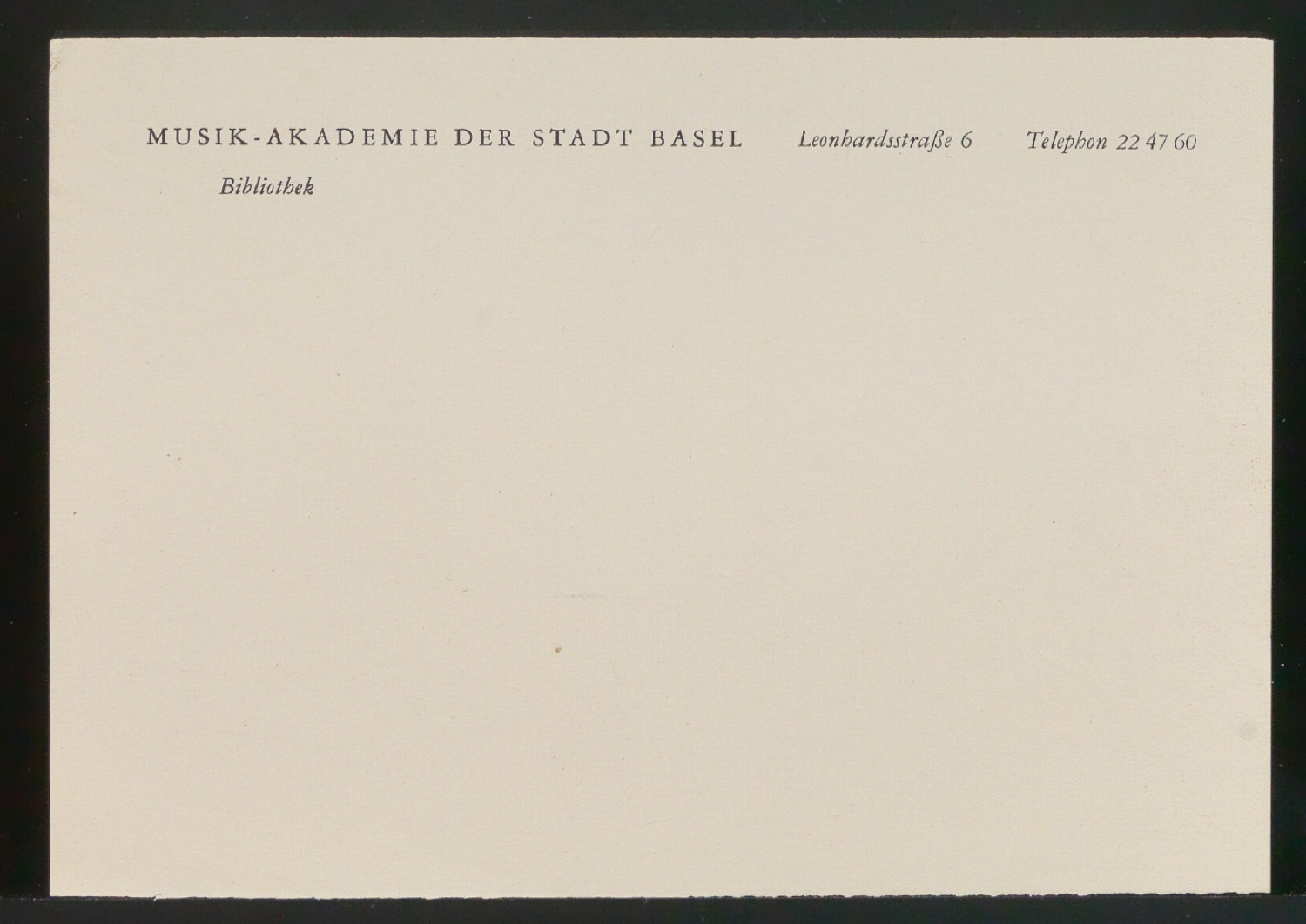 Korrekturfahnen, Entwürfe und Probedrucke zum Corporate Design für Musik-Akademie Basel — Blatt 23
