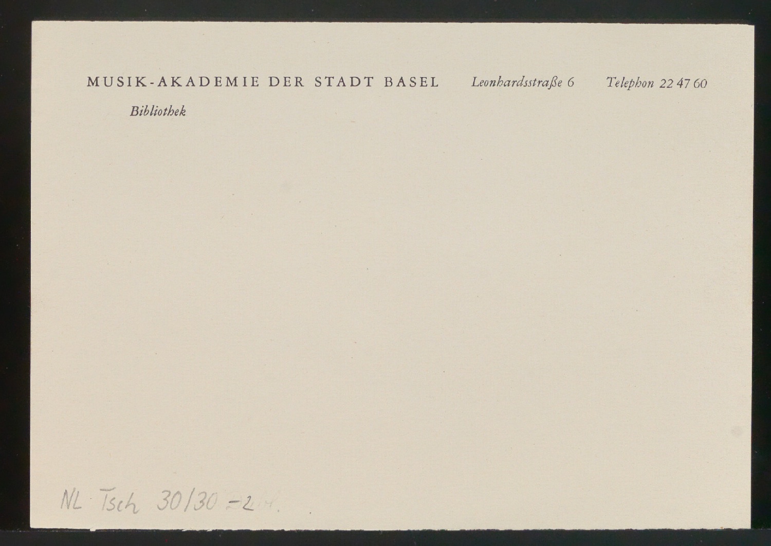 Korrekturfahnen, Entwürfe und Probedrucke zum Corporate Design für Musik-Akademie Basel — Blatt 26