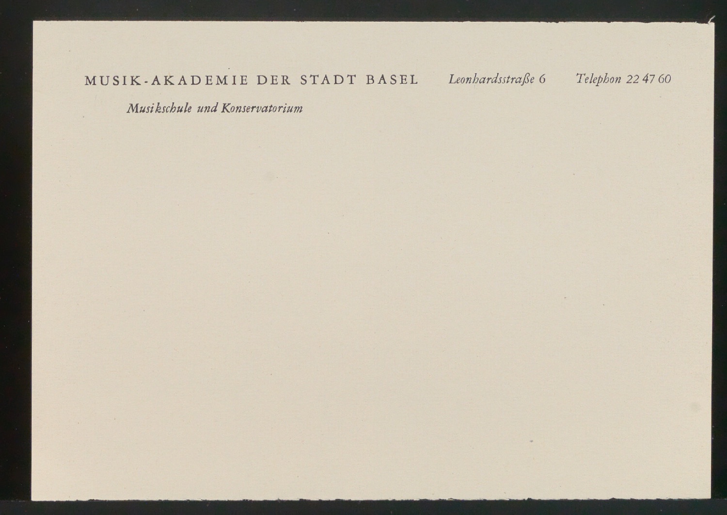 Korrekturfahnen, Entwürfe und Probedrucke zum Corporate Design für Musik-Akademie Basel — Blatt 51