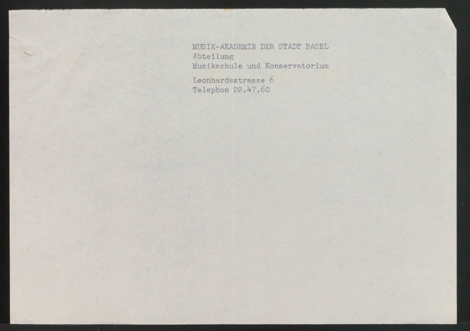 Entwürfe zum Corporate Design für Musik-Akademie Basel — Blatt 13