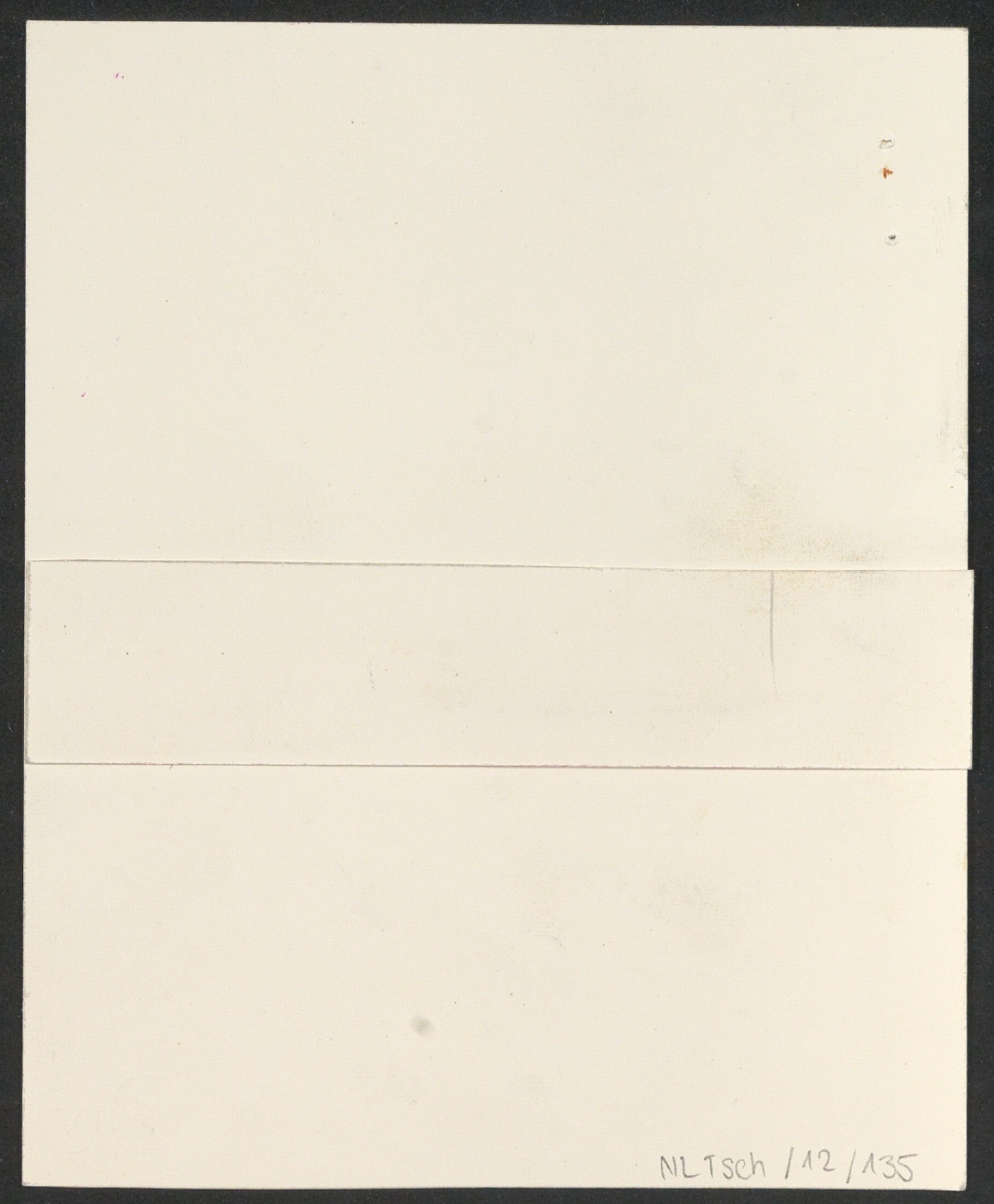 Skizzierter Entwurf für das Titelblatt von Yorick — Blatt 2
