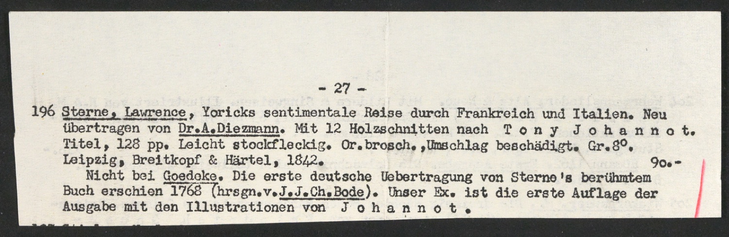 Notizen und Ausschnitte für die Gestaltung von Yorick — Blatt 5