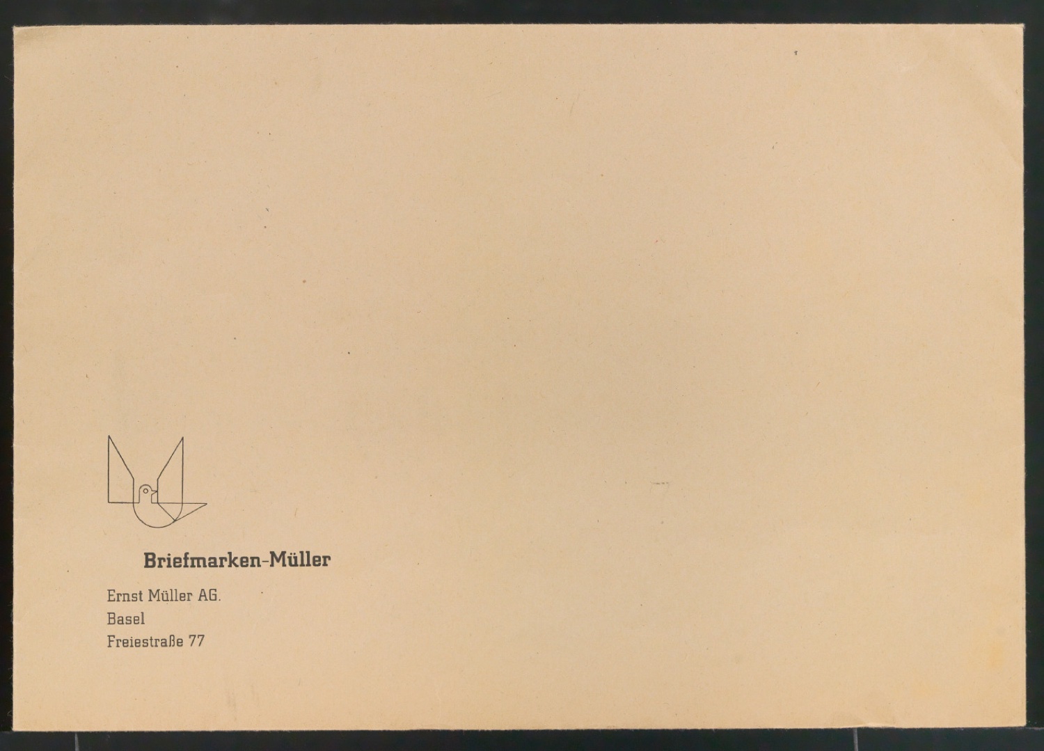 Gebrauchsgrafik für Briefmarken-Müller — Blatt 1