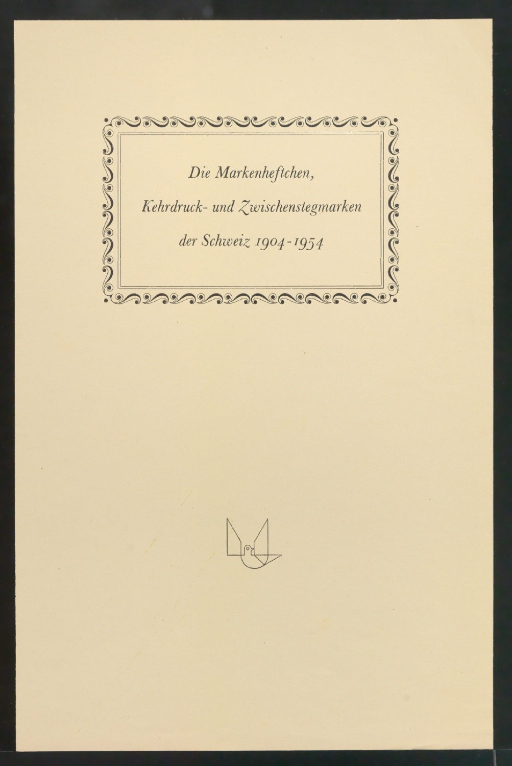 Gebrauchsgrafik für Briefmarken-Müller — Blatt 7