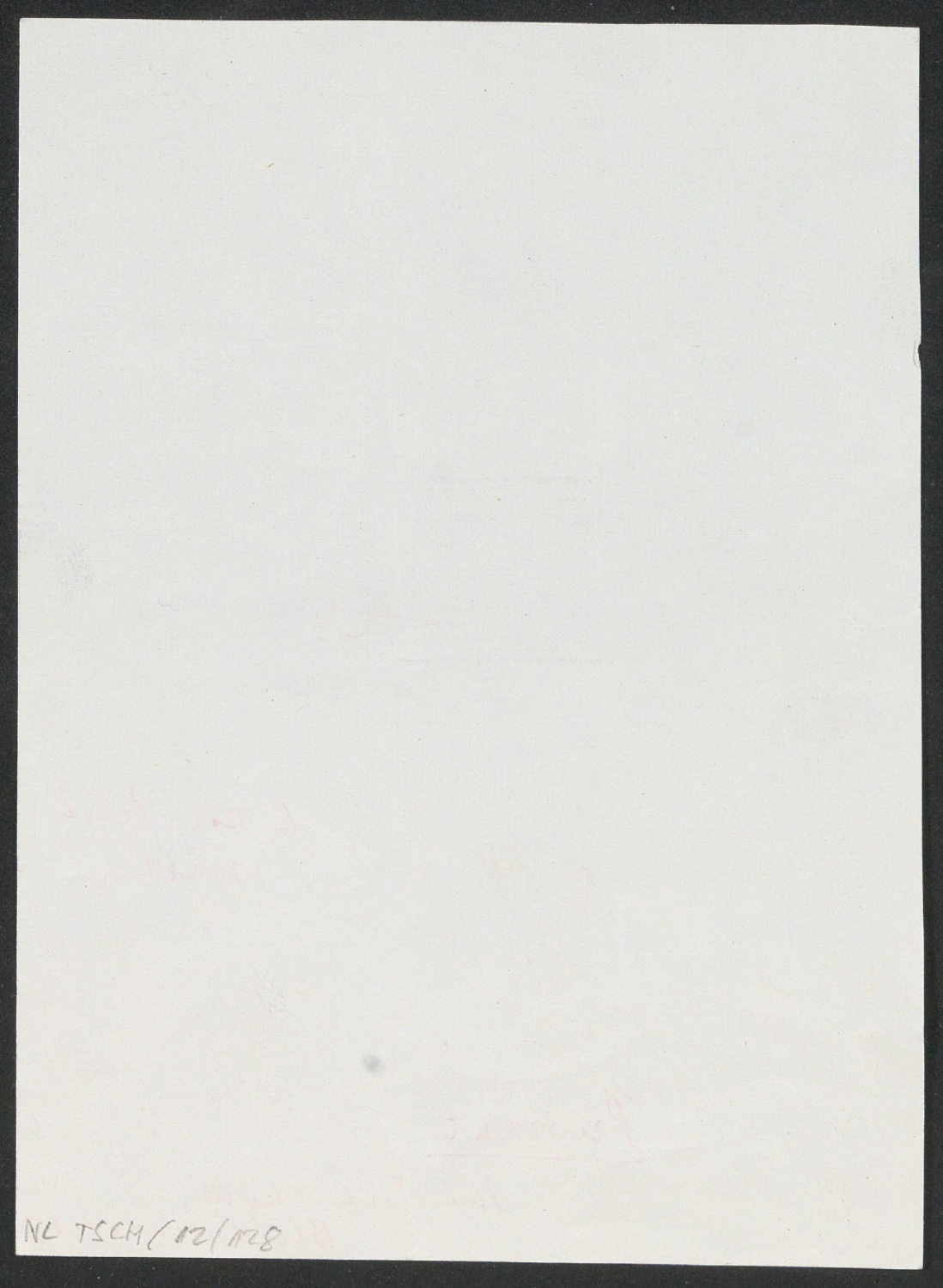 Probedruck und Druckfahnen für das Rückenschild von Yorick — Blatt 4