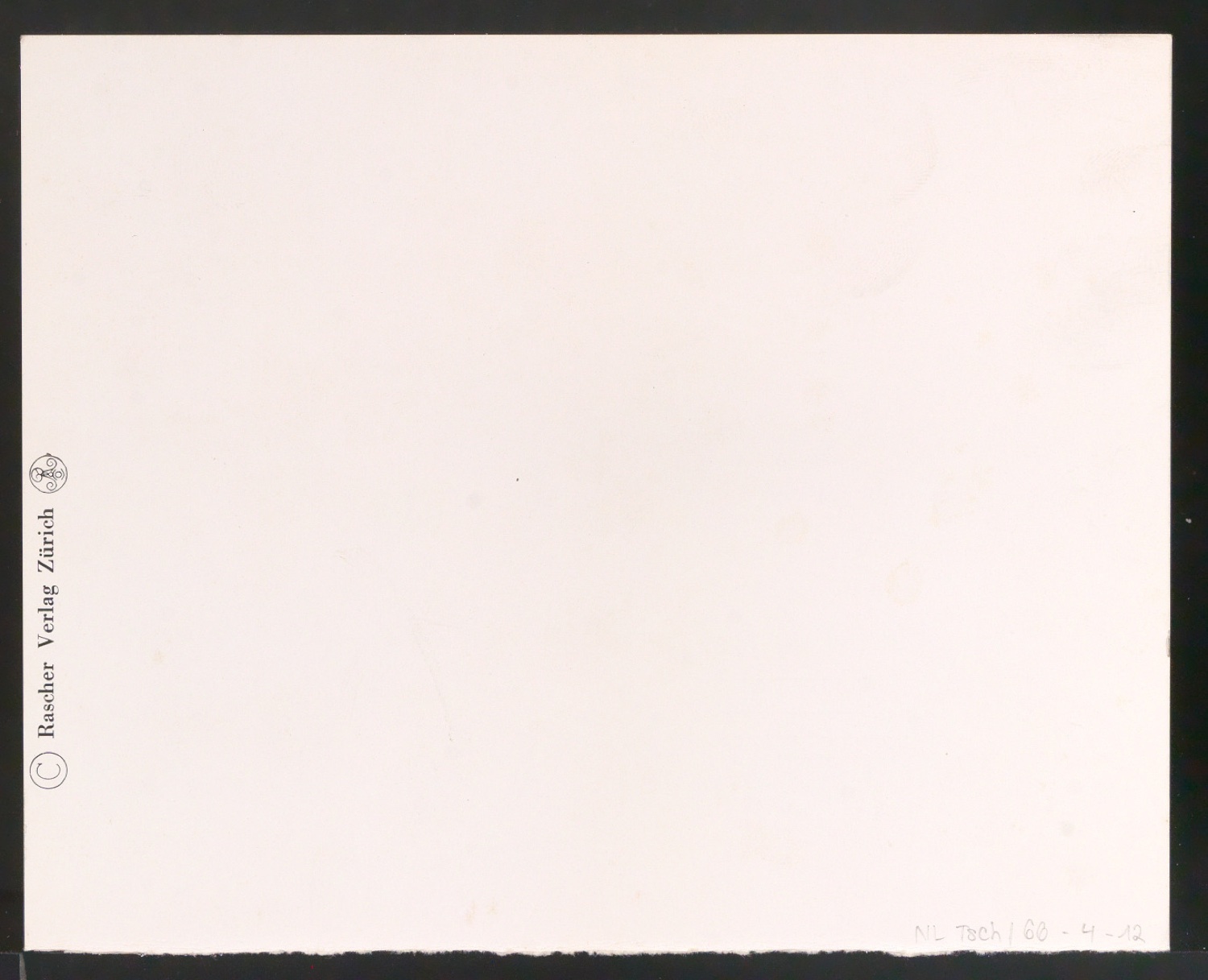 Probedrucke für Titelblatt, Titelschild und Rückenschild von Schweizer Maler aus fünf Jahrhunderten — Blatt 4