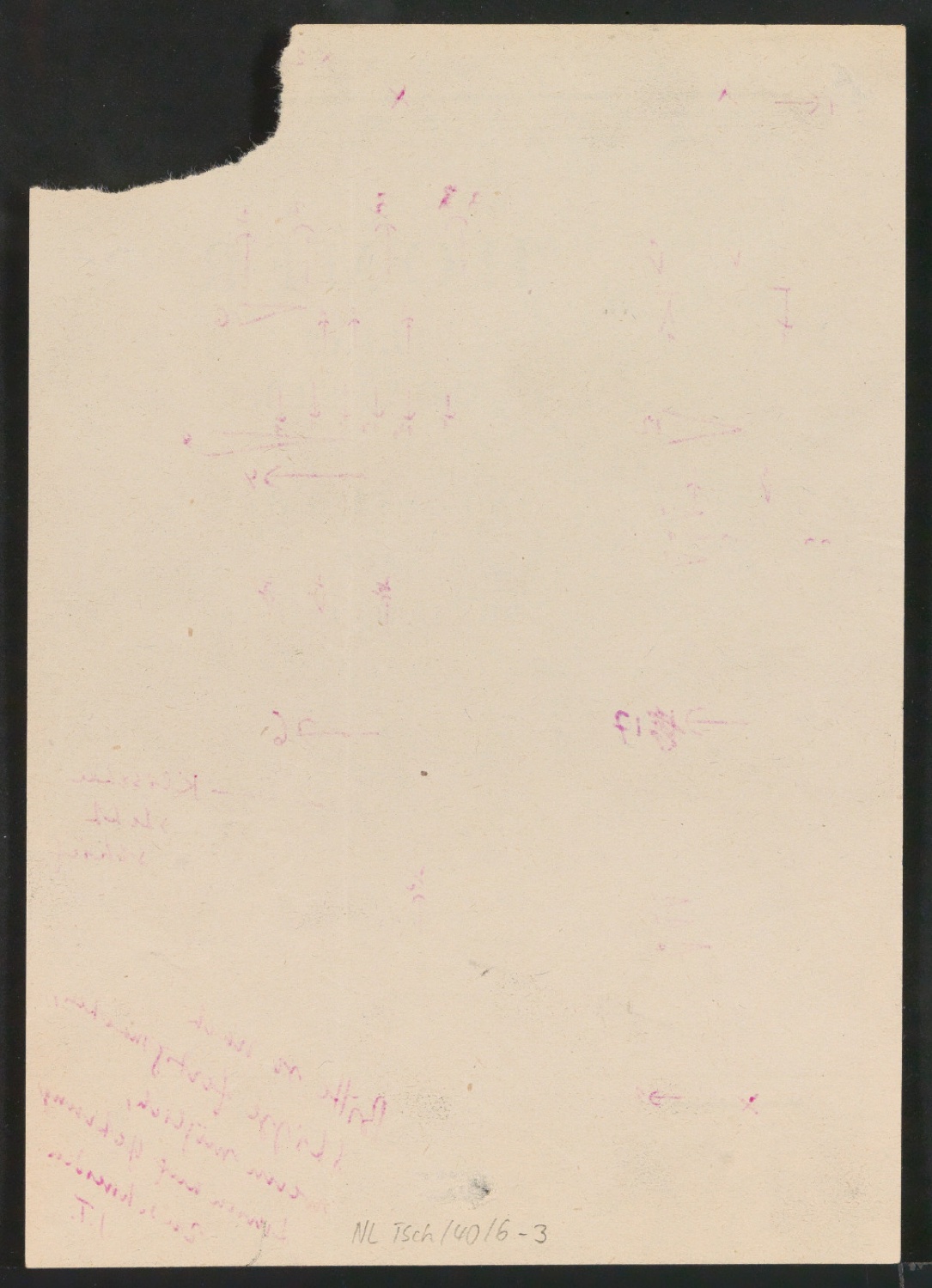 Titelblatt und Korrekturfahne Ilias und Odyssee — Blatt 4