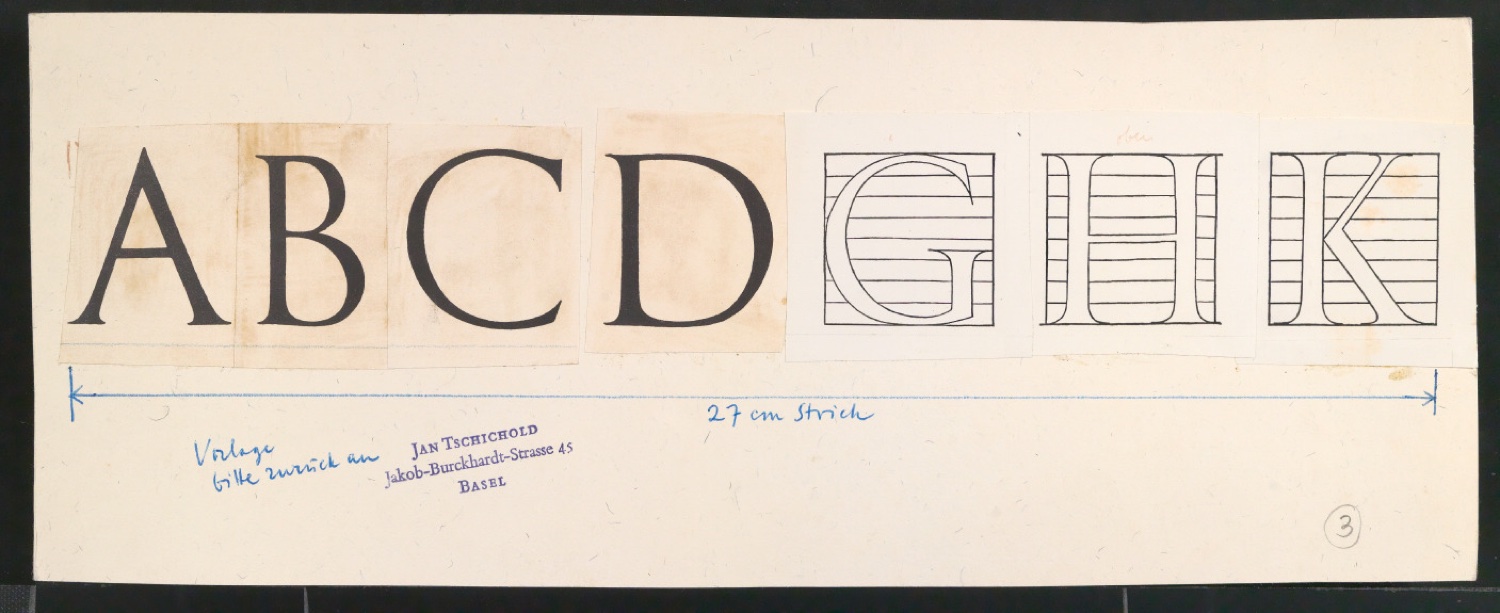 Montierte Klischeevorlagen für Illustrationen von Meisterbuch der Schrift — Blatt 9