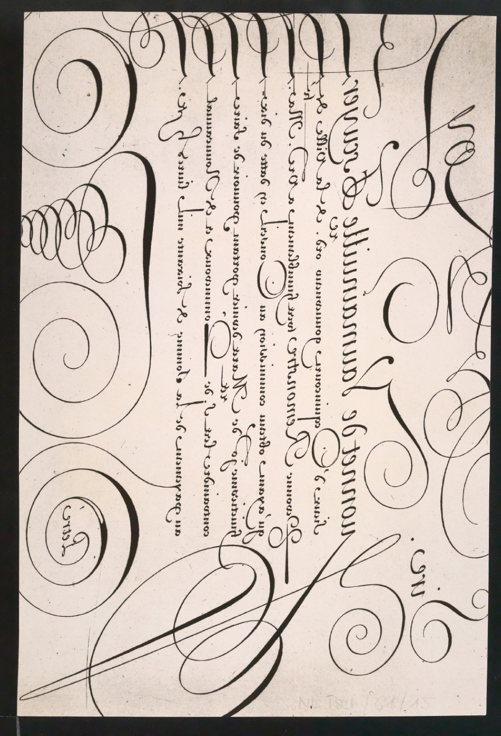 Montierte Klischeevorlagen für Illustrationen von Meisterbuch der Schrift — Blatt 14