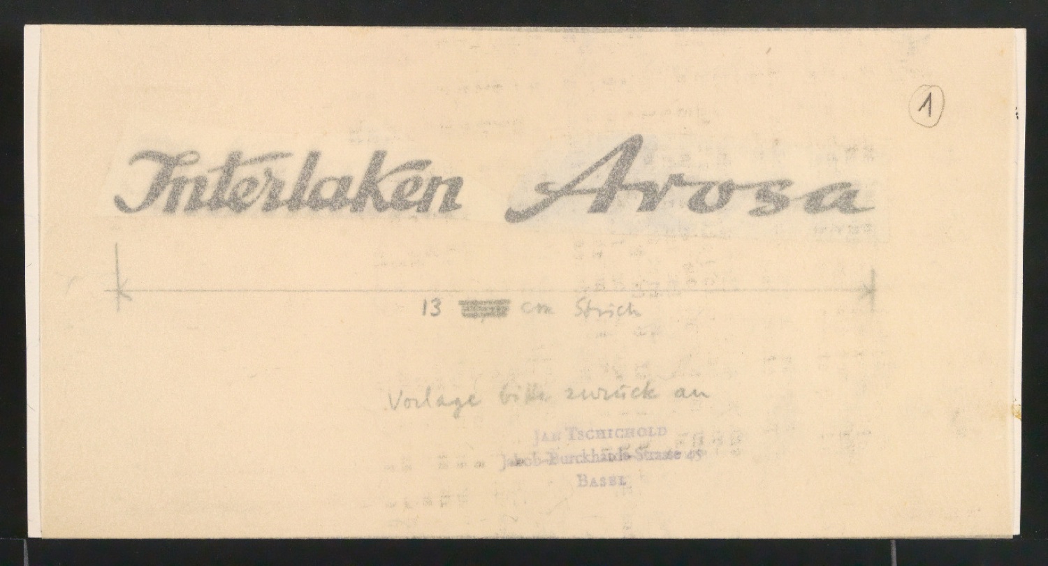 Montierte Klischeevorlagen für Illustrationen von Meisterbuch der Schrift — Blatt 15