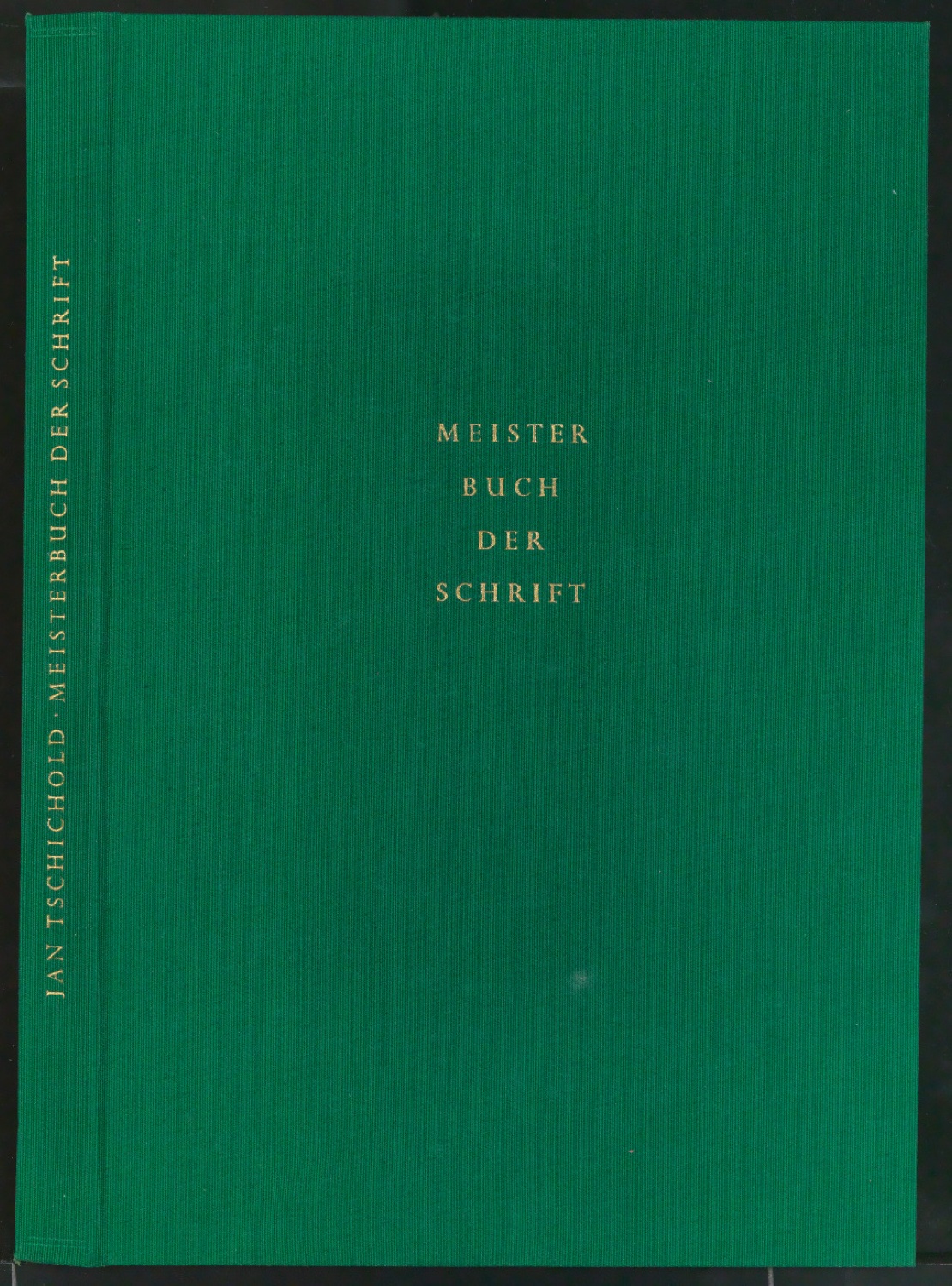 Halbe Einbanddecke für Meisterbuch der Schrift — Blatt 1