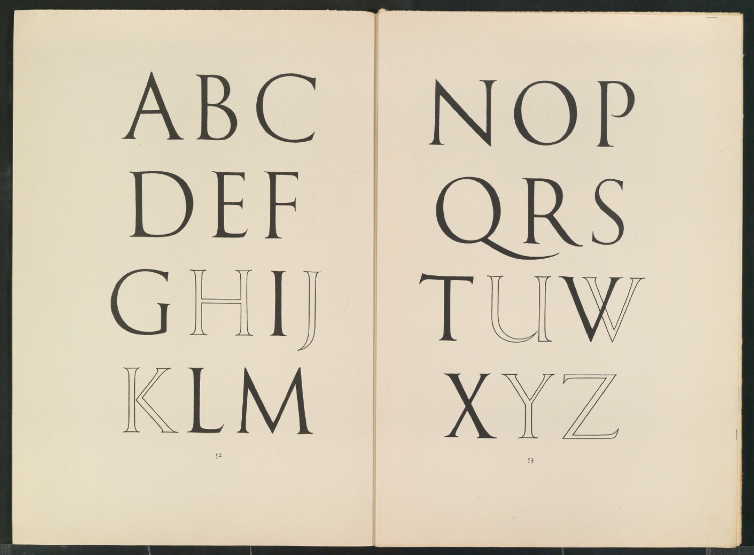 Druckfahnen der Bildtafeln für Meisterbuch der Schrift — Blatt 3
