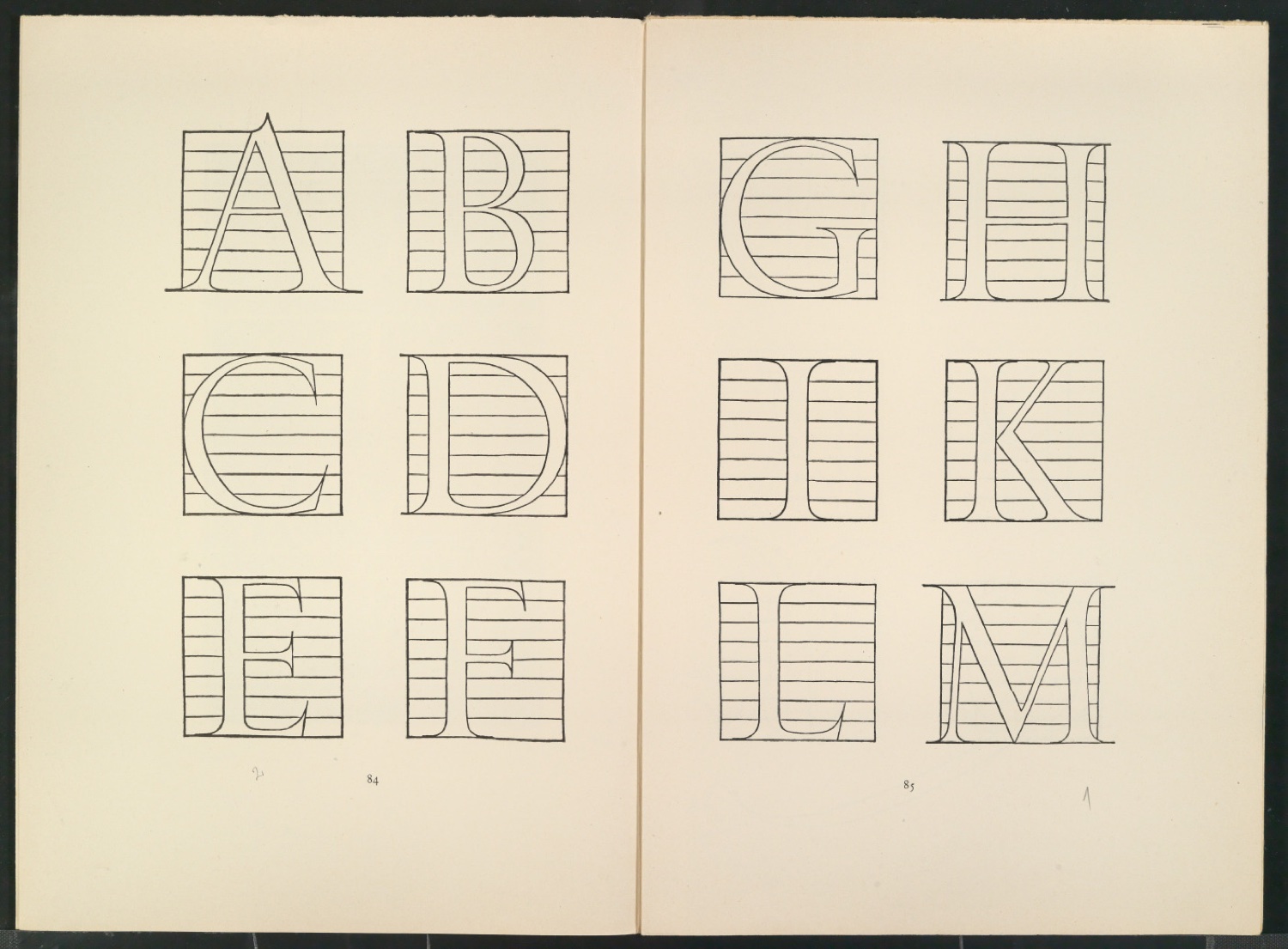 Druckfahnen der Bildtafeln für Meisterbuch der Schrift — Blatt 18