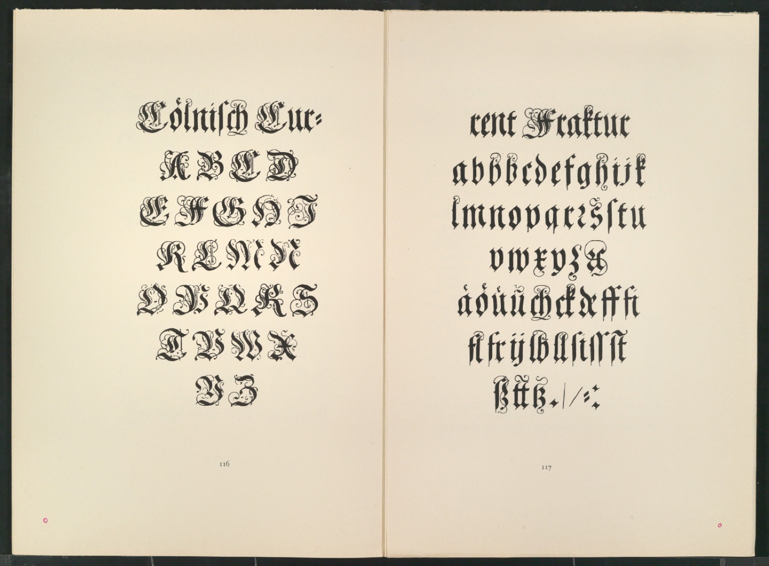 Druckfahnen der Bildtafeln für Meisterbuch der Schrift — Blatt 32