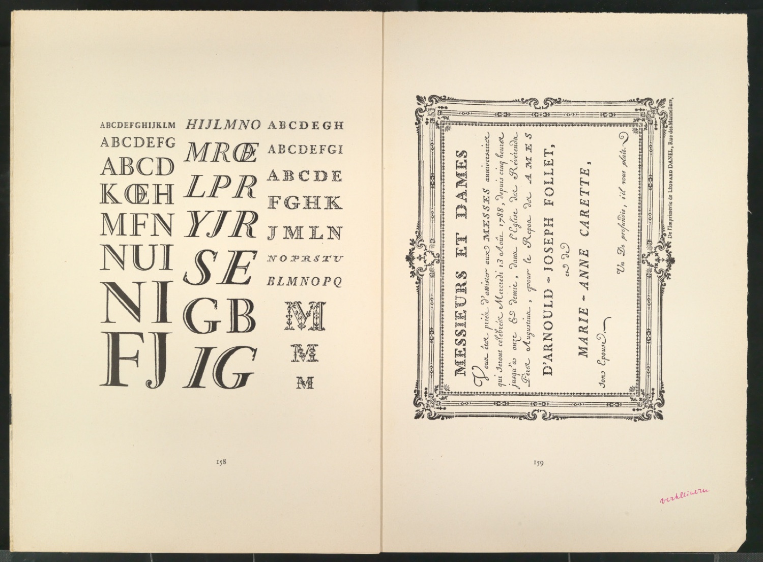 Druckfahnen der Bildtafeln für Meisterbuch der Schrift — Blatt 50