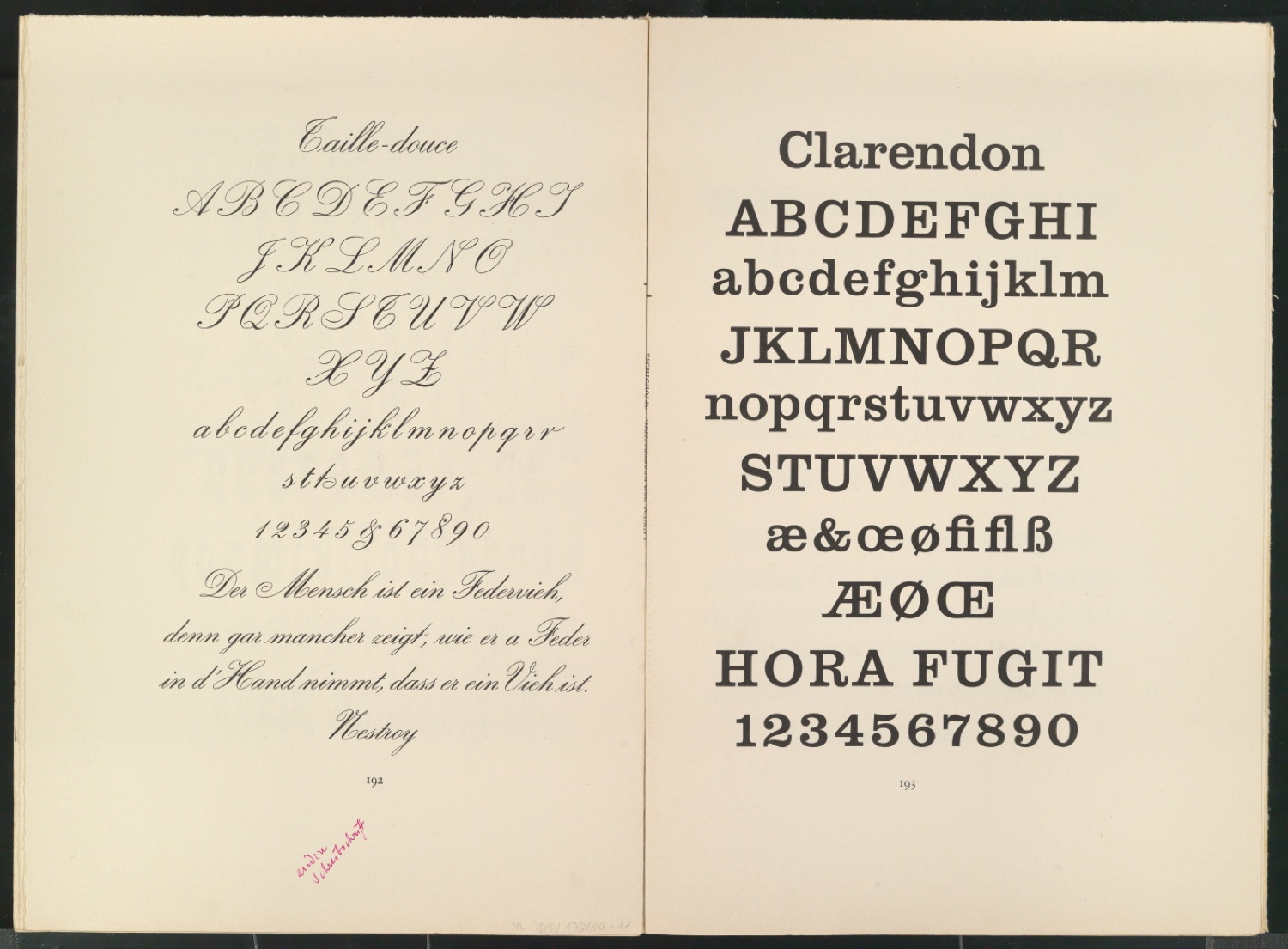 Druckfahnen der Bildtafeln für Meisterbuch der Schrift — Blatt 66
