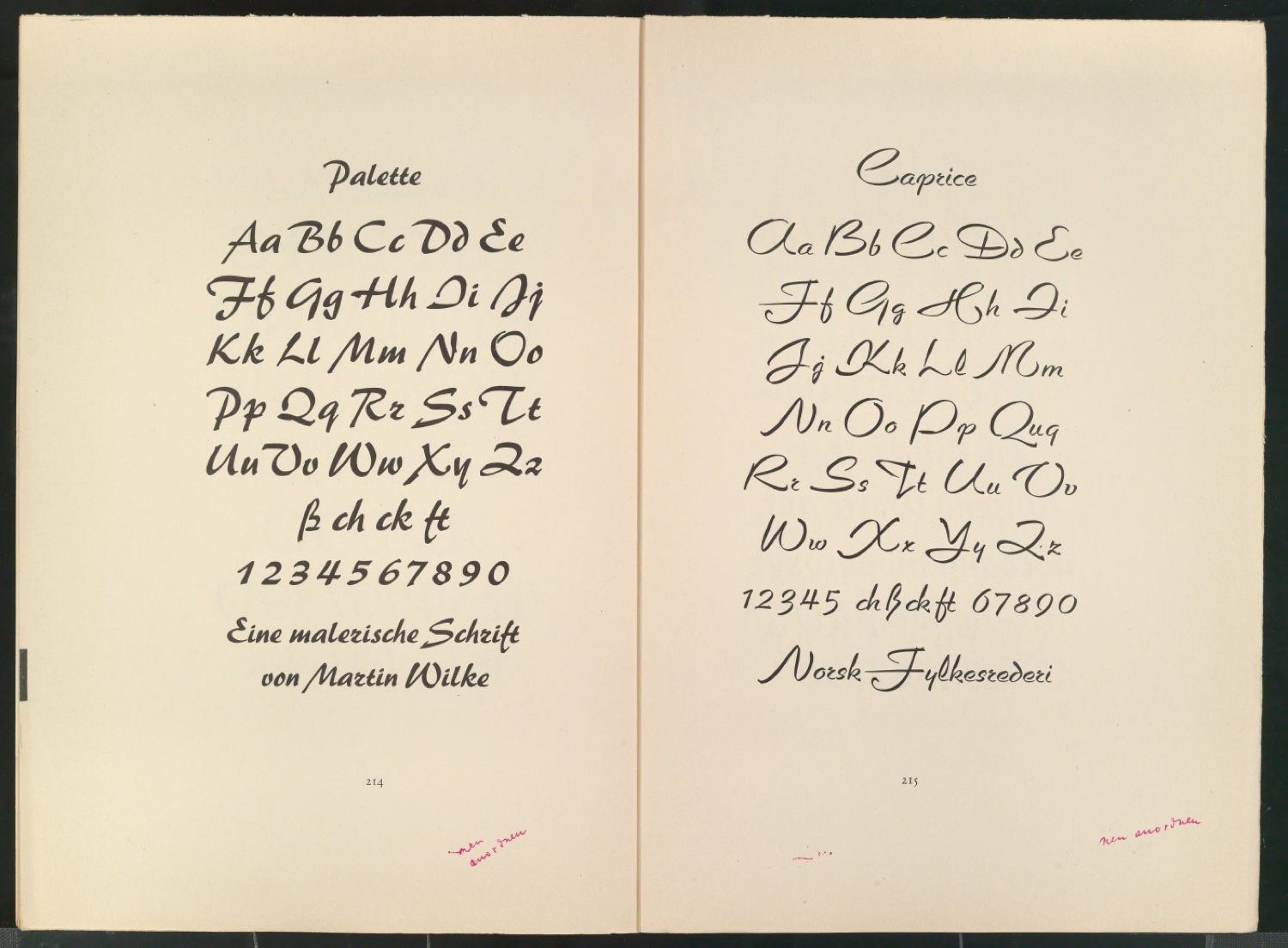 Druckfahnen der Bildtafeln für Meisterbuch der Schrift — Blatt 77