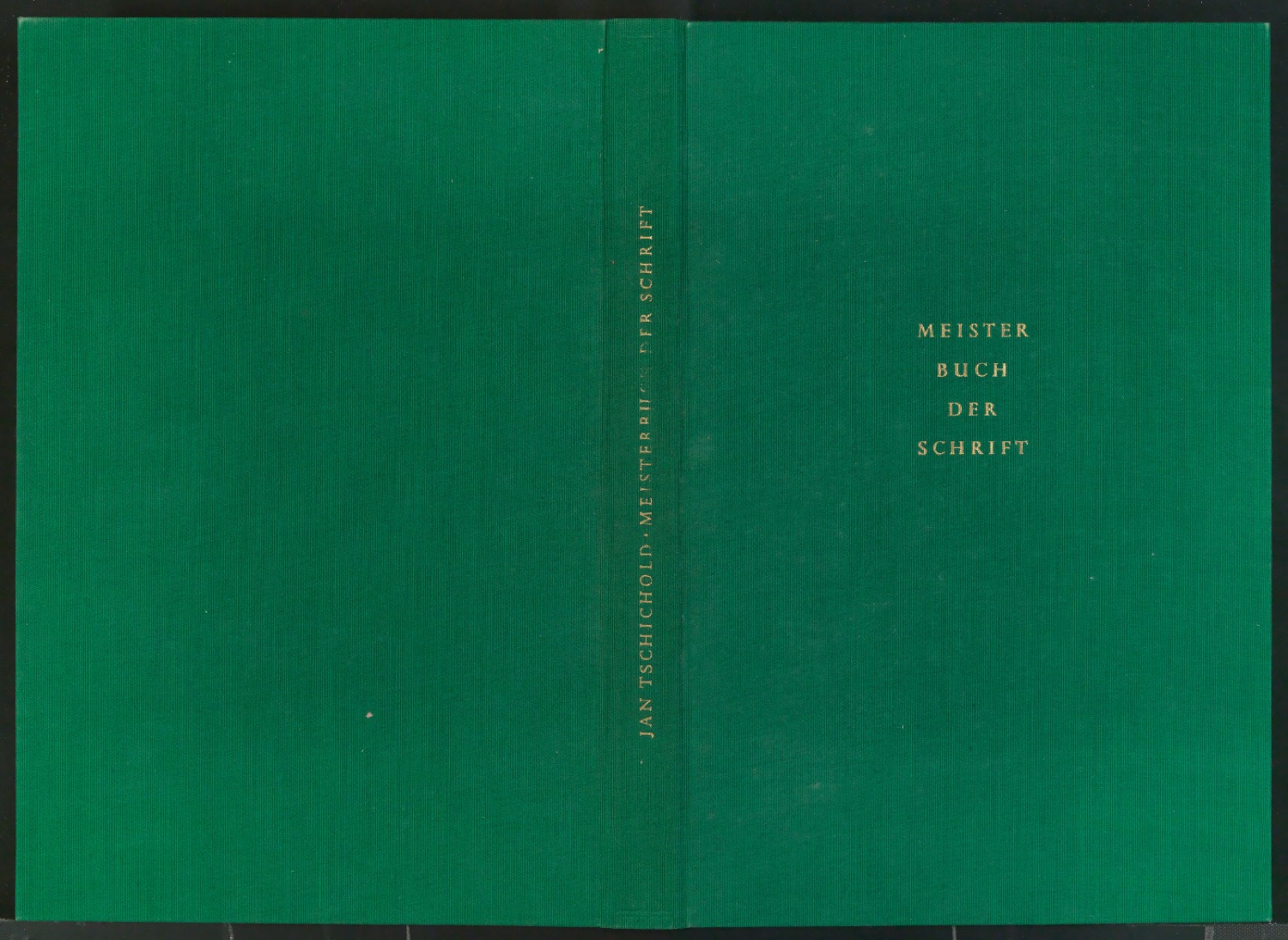 Einbanddecke für Meisterbuch der Schrift — Blatt 1