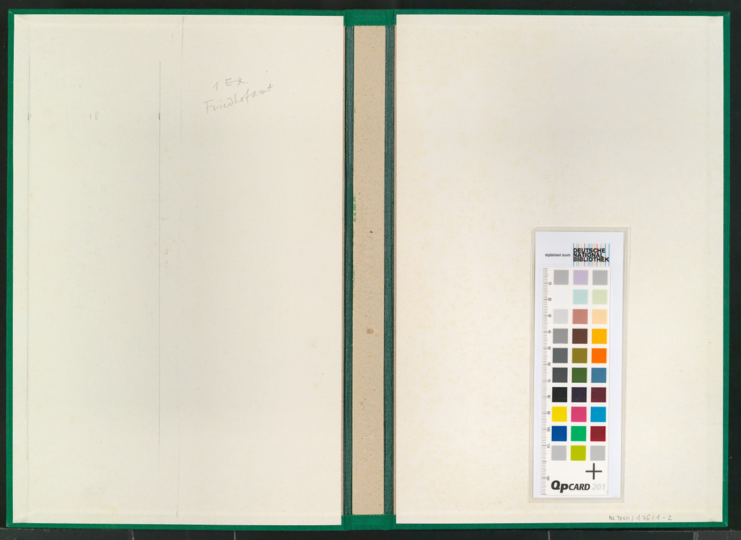 Einbanddecke für Meisterbuch der Schrift — Blatt 3
