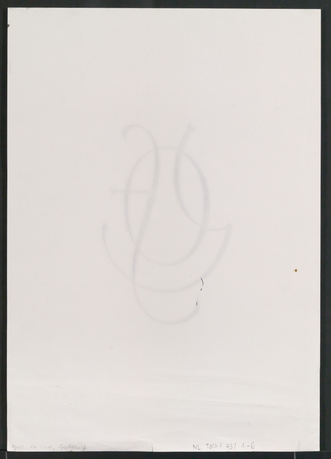 Probedruck von Verlegermarke für Office du Livre — Blatt 2
