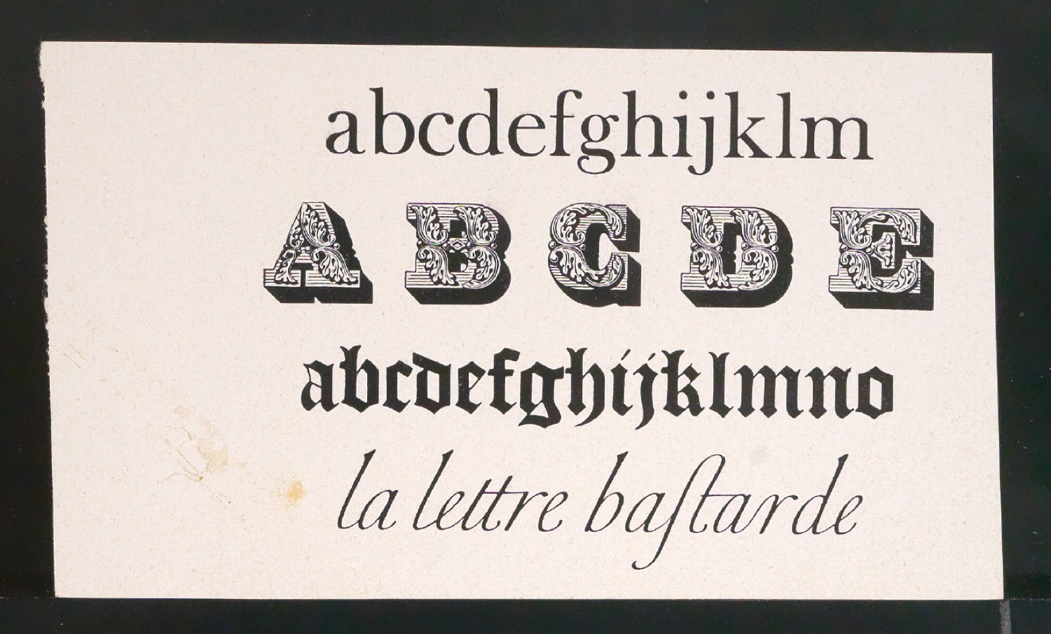 Probedrucke von Werbeprospekten mit Bestellschein für Meisterbuch der Schrift — Blatt 7
