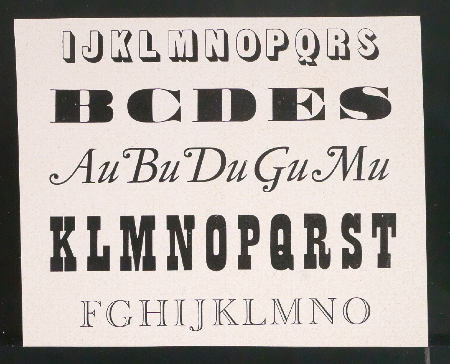 Probedrucke von Werbeprospekten mit Bestellschein für Meisterbuch der Schrift — Blatt 9