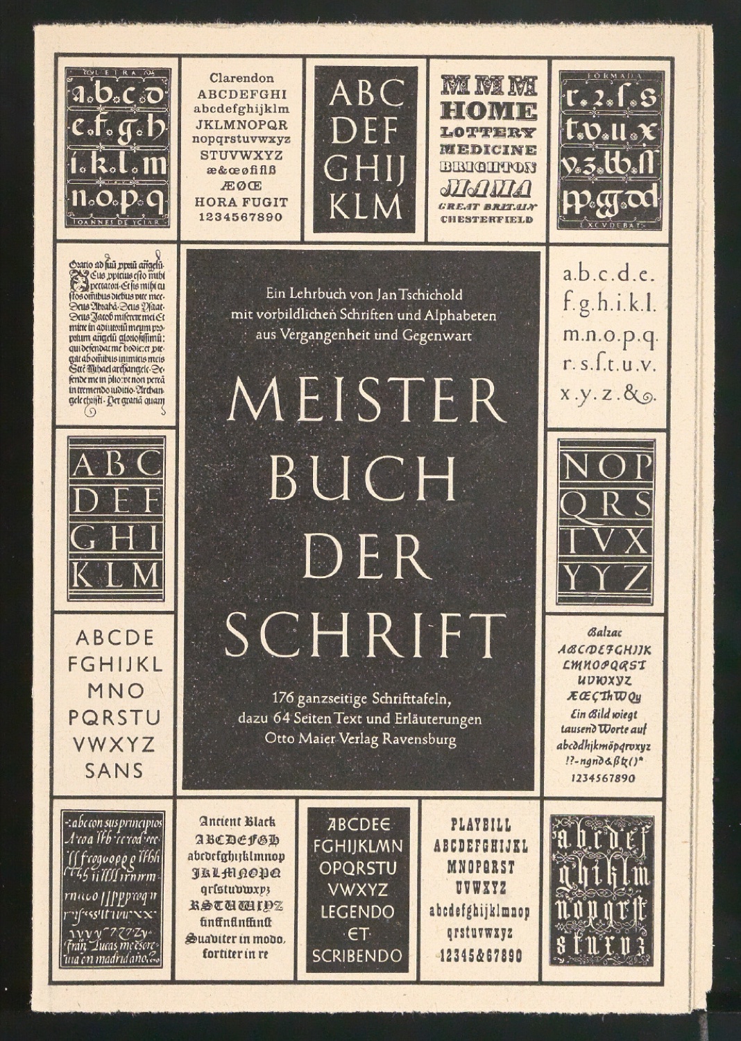 Probedrucke von Werbeprospekten mit Bestellschein für Meisterbuch der Schrift — Blatt 11