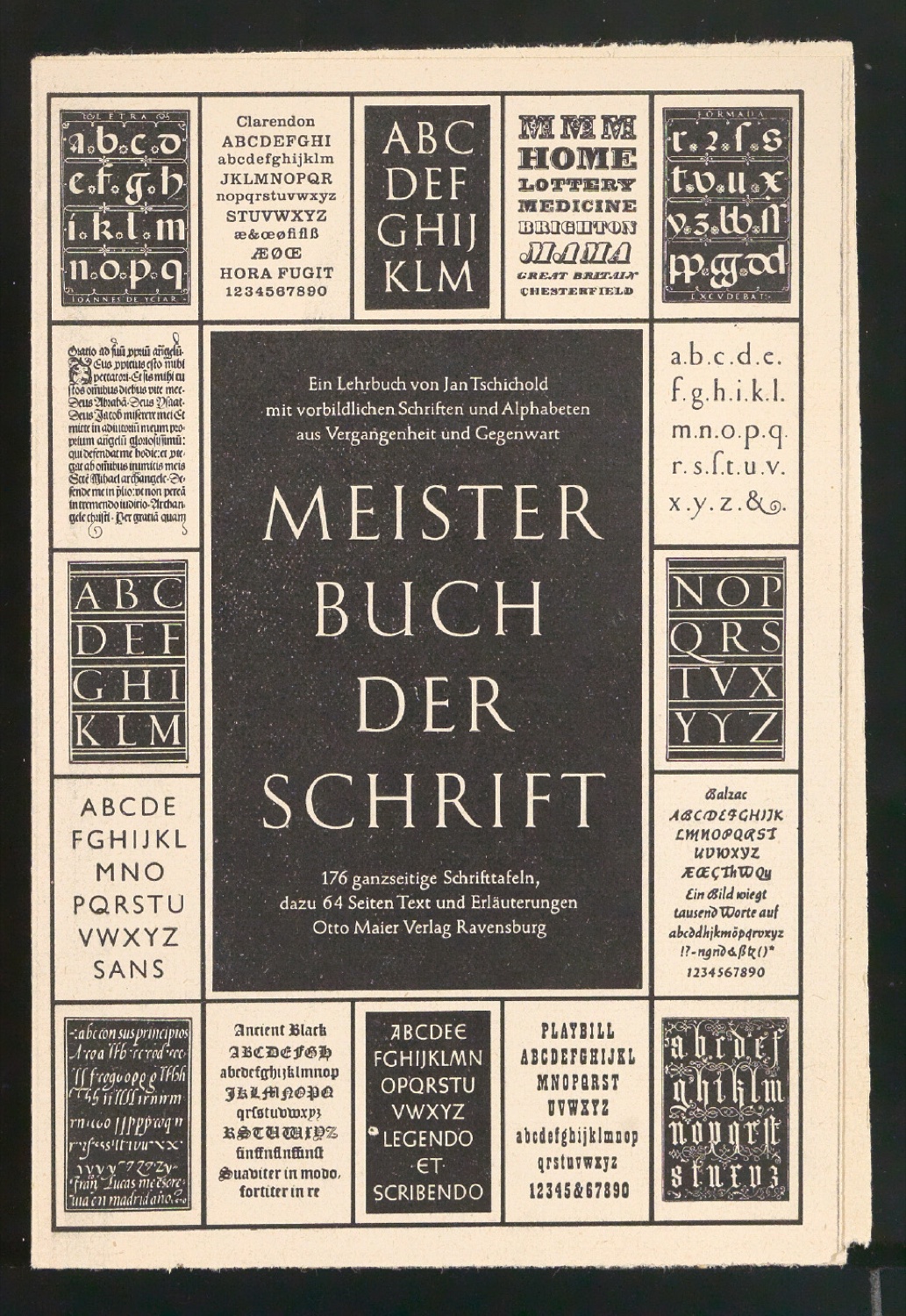 Probedrucke von Werbeprospekten mit Bestellschein für Meisterbuch der Schrift — Blatt 20