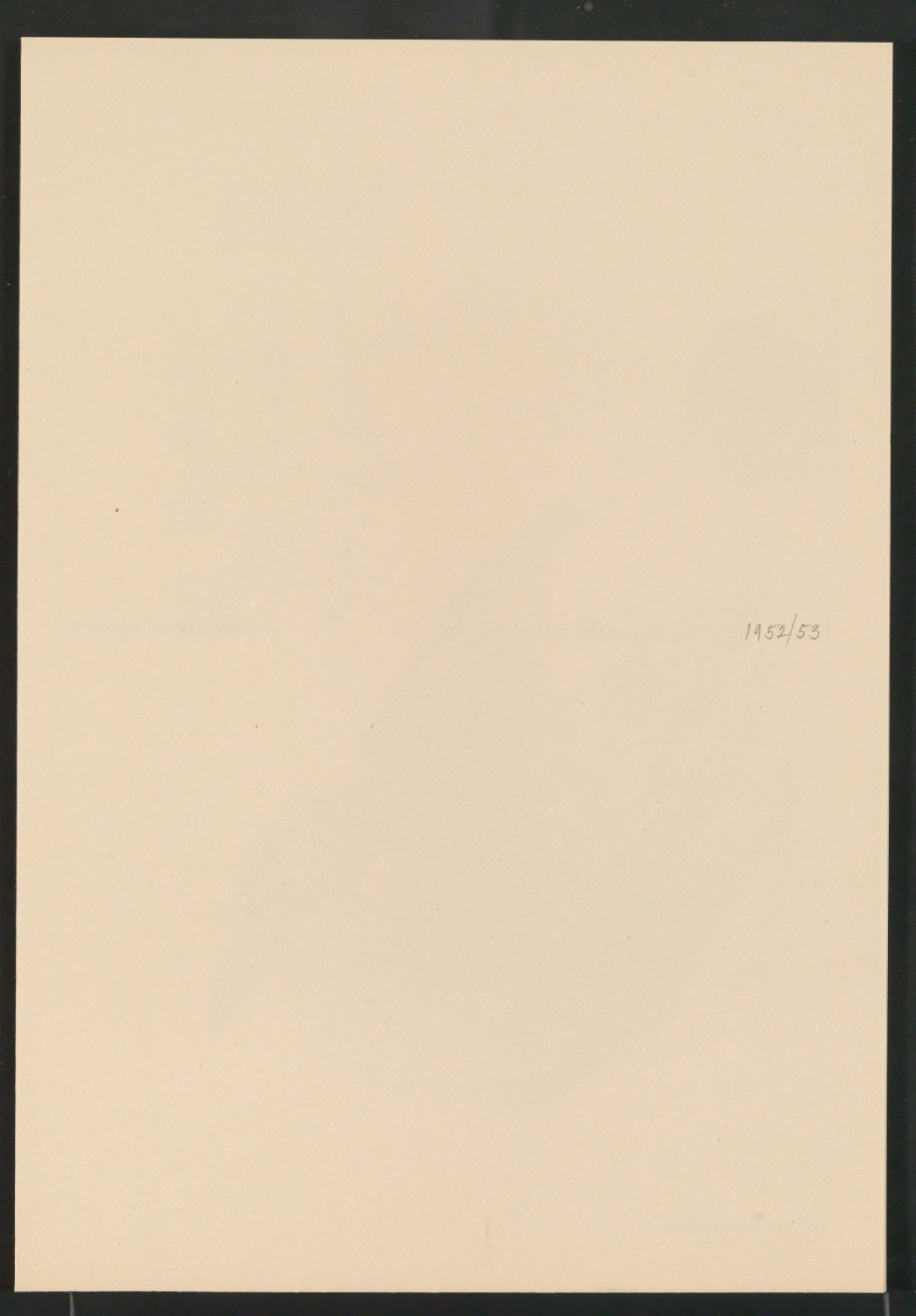 Neujahrswunsch 1953 mit Nachdruck eines chinesischen Holztafeldrucks — Blatt 5